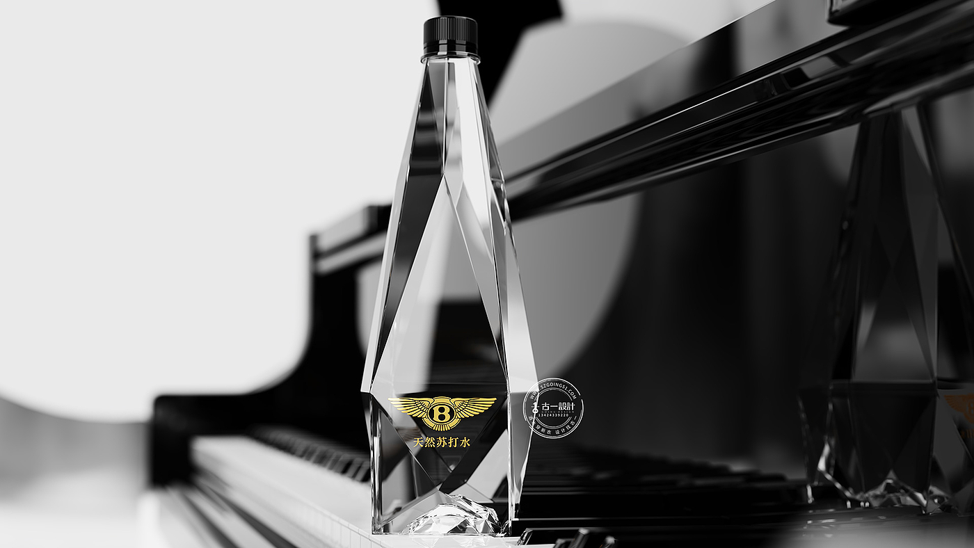 Gu Yi design，water packaging design，Bottle design，soda packaging design，