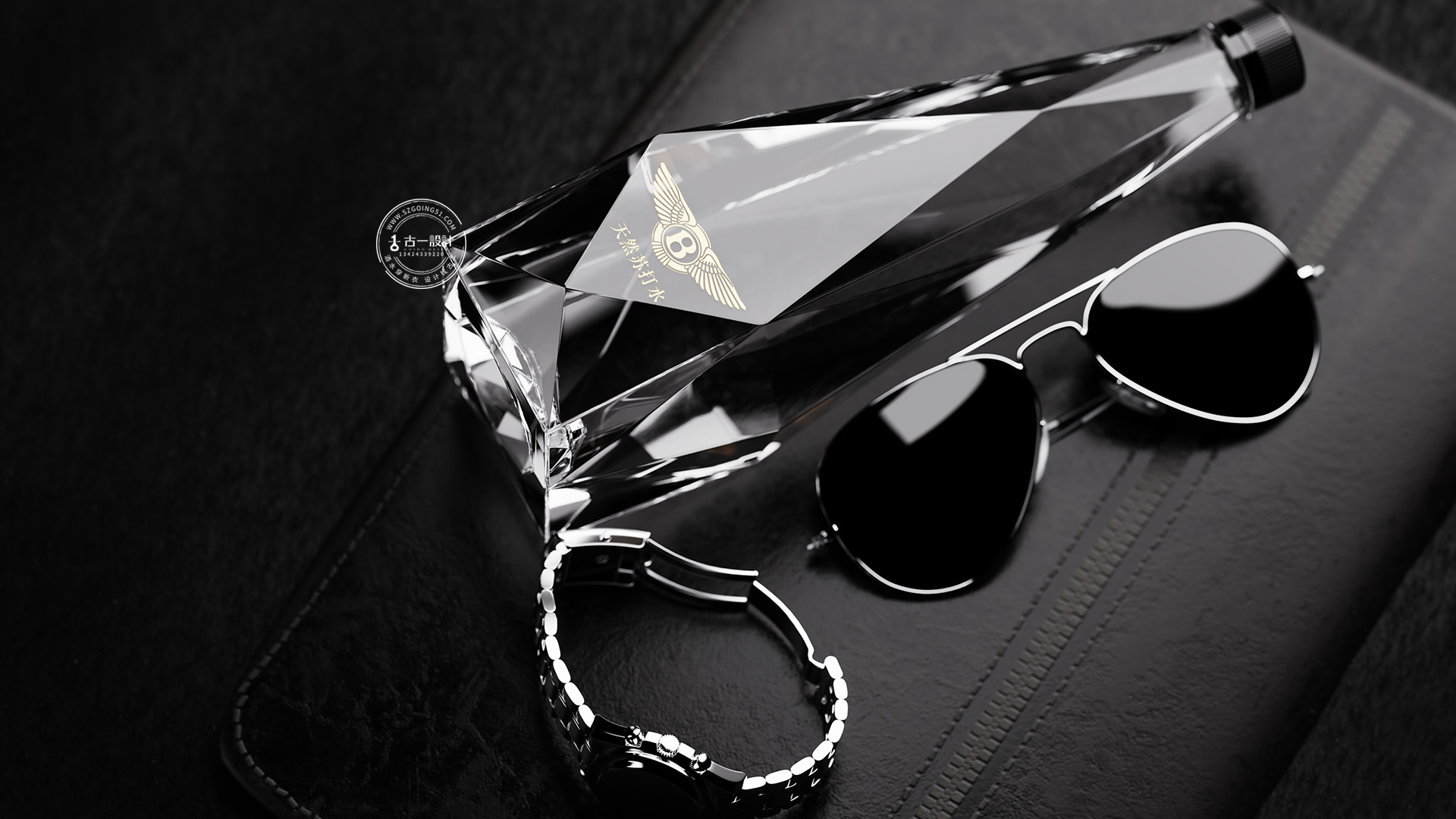 Gu Yi design，water packaging design，Bottle design，soda packaging design，