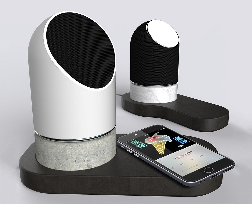 Stoned Speakers，loudspeaker box，Digital，product design，