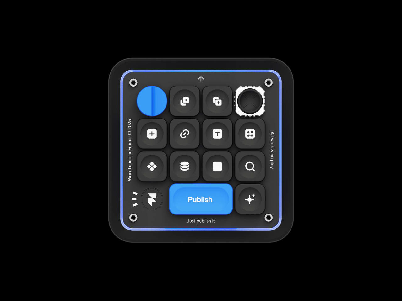 Micro Keyboard，Physical Keycap，Framer，Retro Design ，