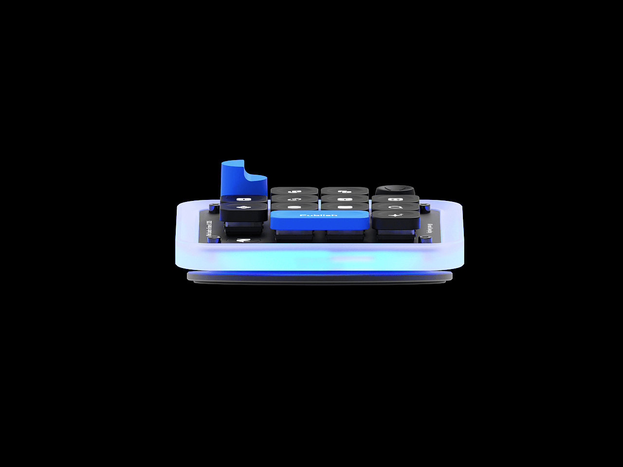 Micro Keyboard，Physical Keycap，Framer，Retro Design ，