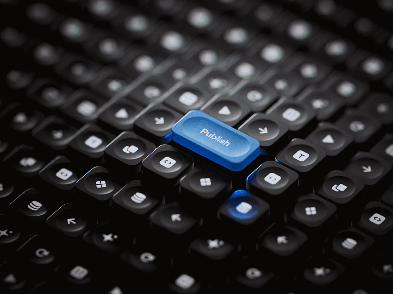 Micro Keyboard，Physical Keycap，Framer，Retro Design ，
