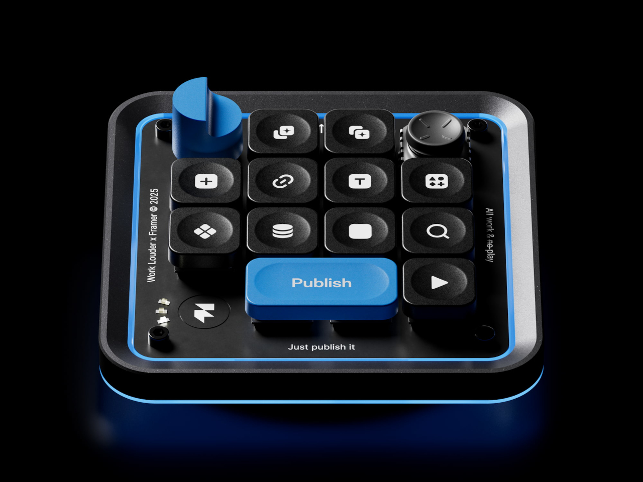 Micro Keyboard，Physical Keycap，Framer，Retro Design ，