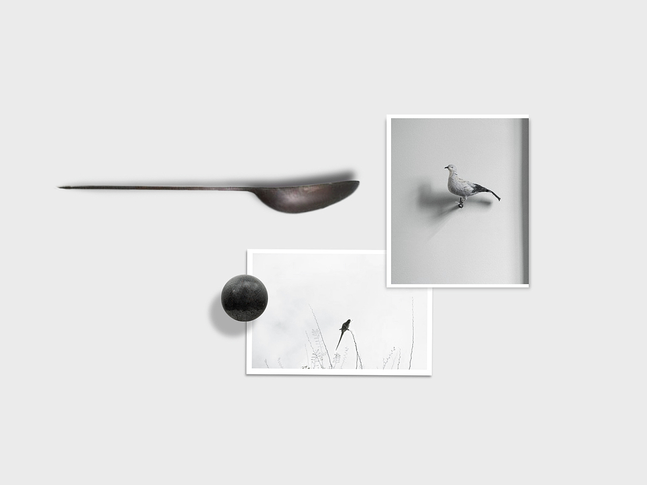 Bird shaped lamp，TICK，LED light，Acrylic，Metal base，