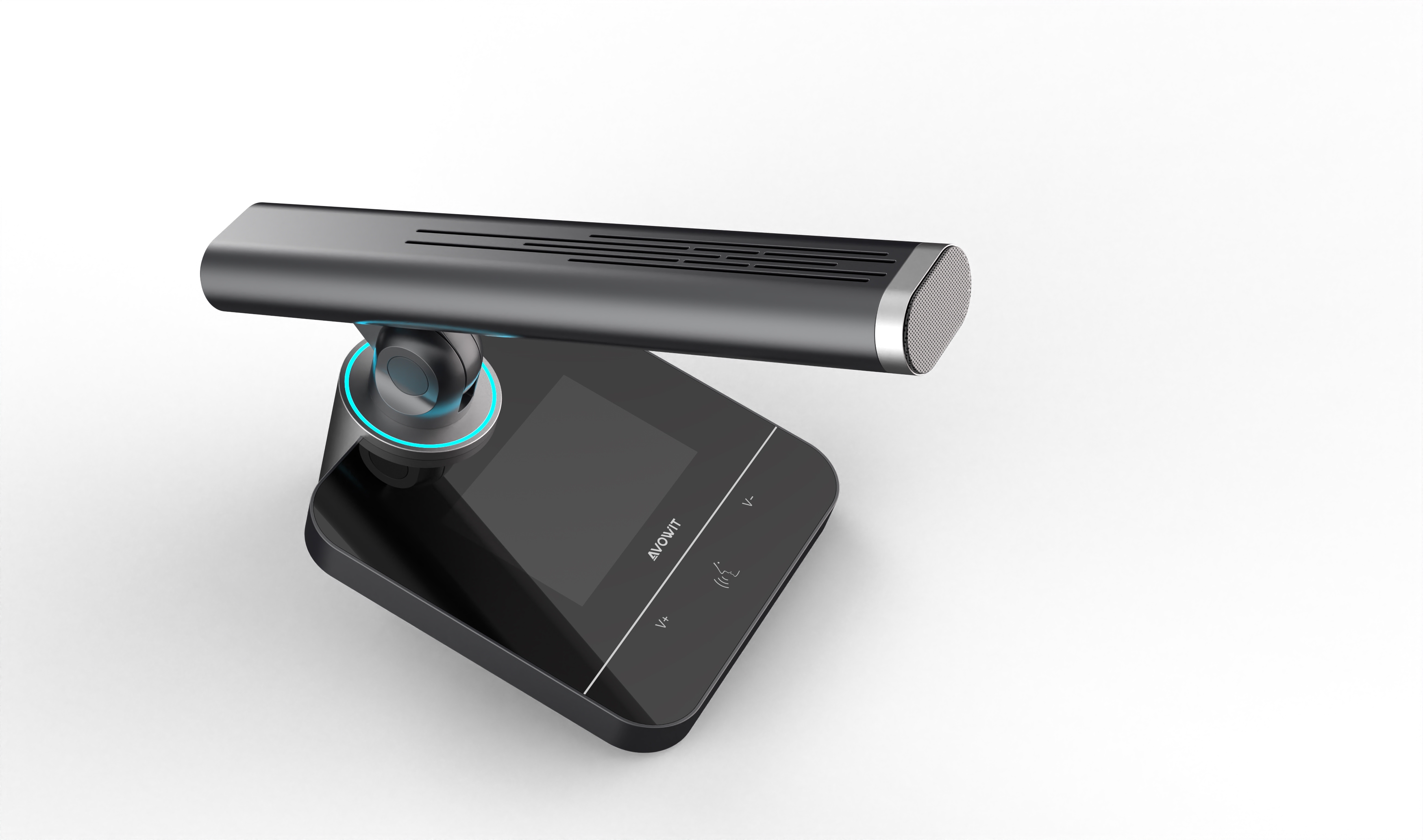 Conference microphone，modern stylish，High end atmosphere，