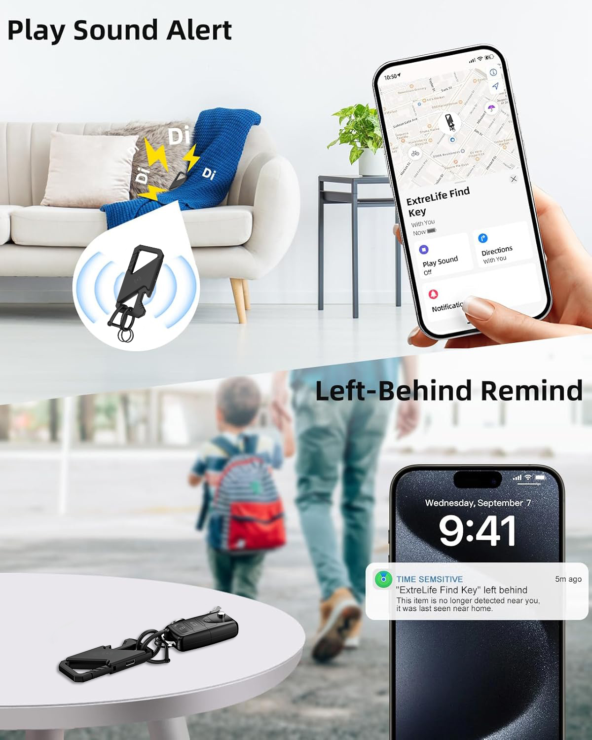 Tracking Locator Keychain with Bottle Opener，