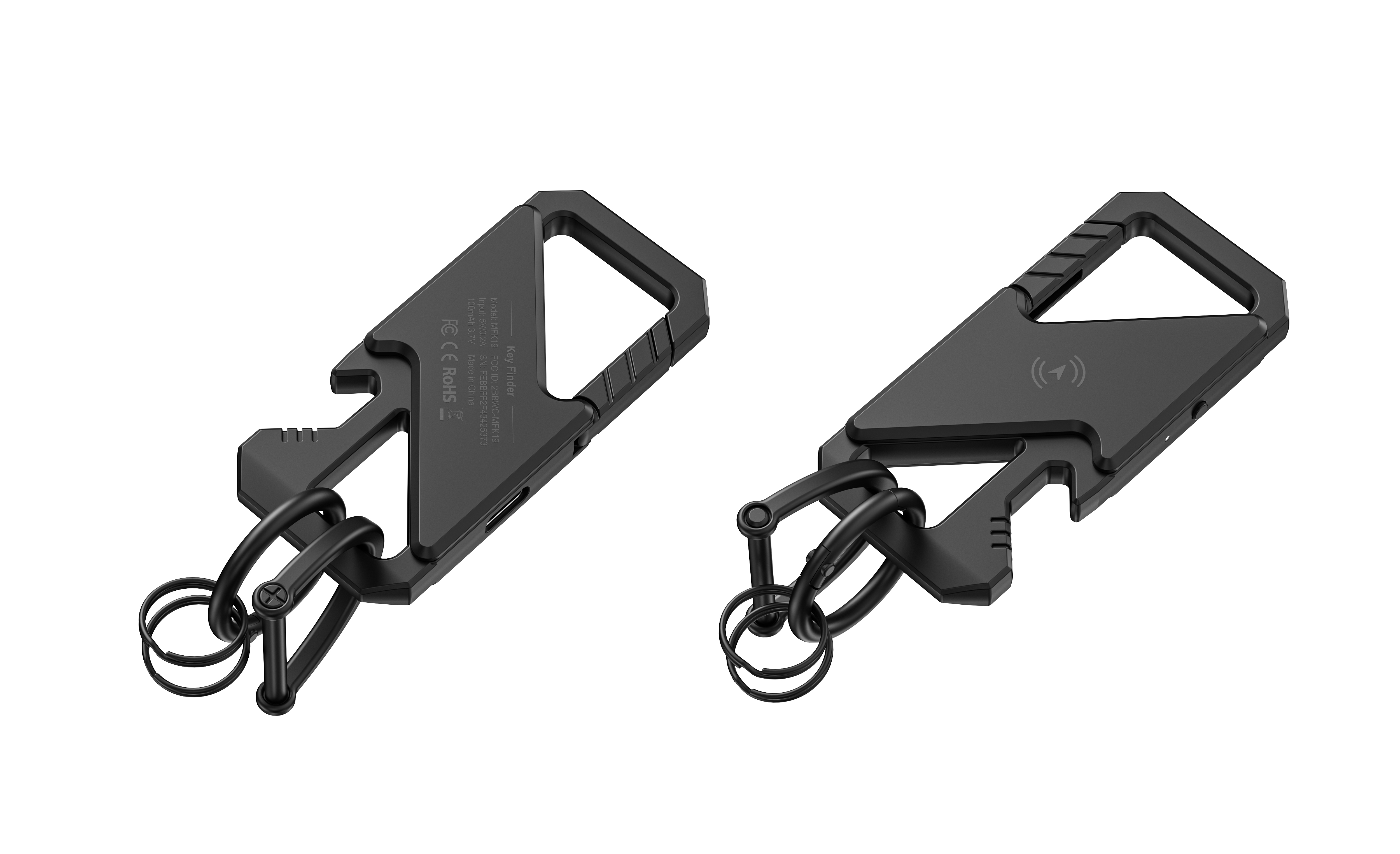 Tracking Locator Keychain with Bottle Opener，