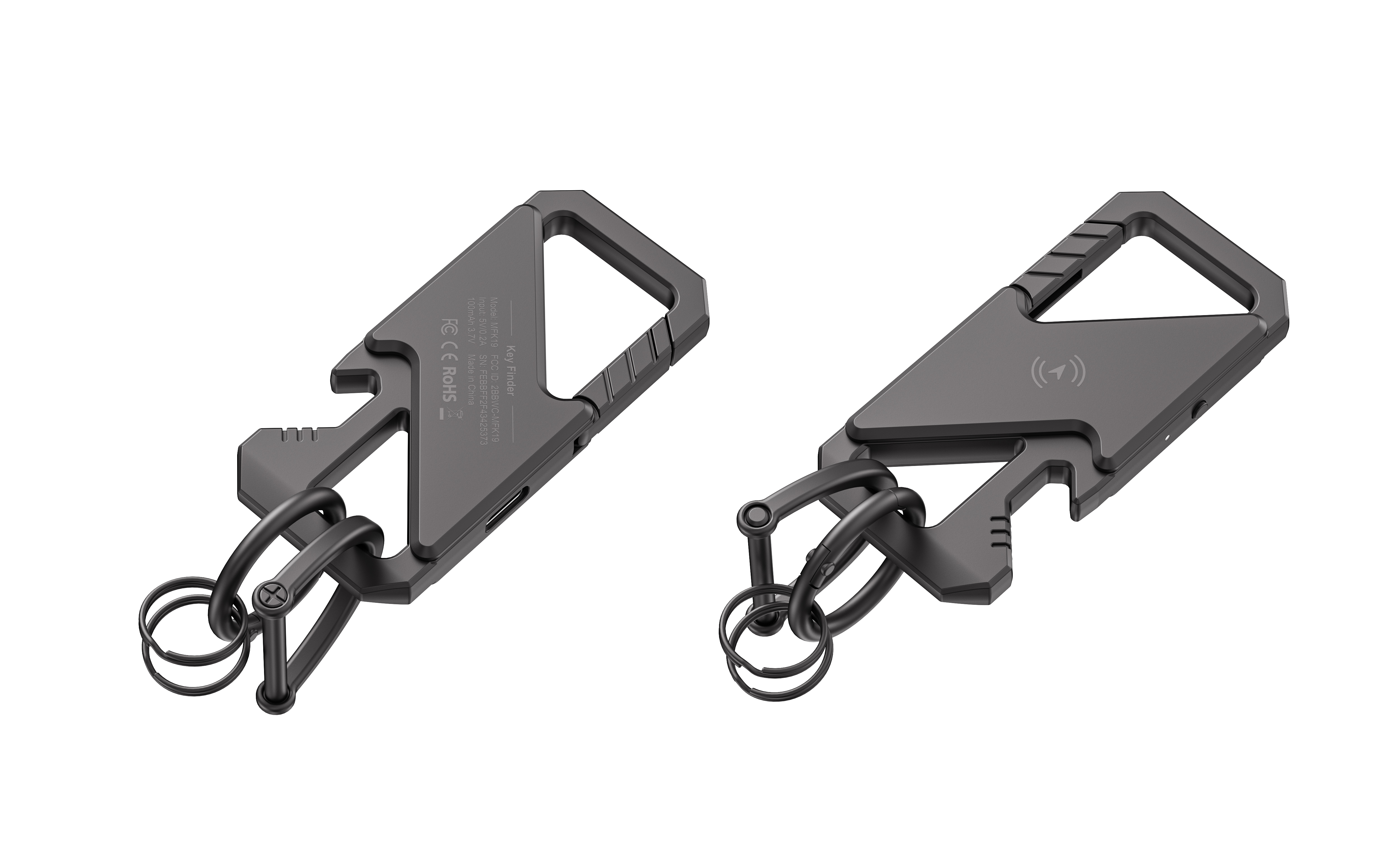 Tracking Locator Keychain with Bottle Opener，