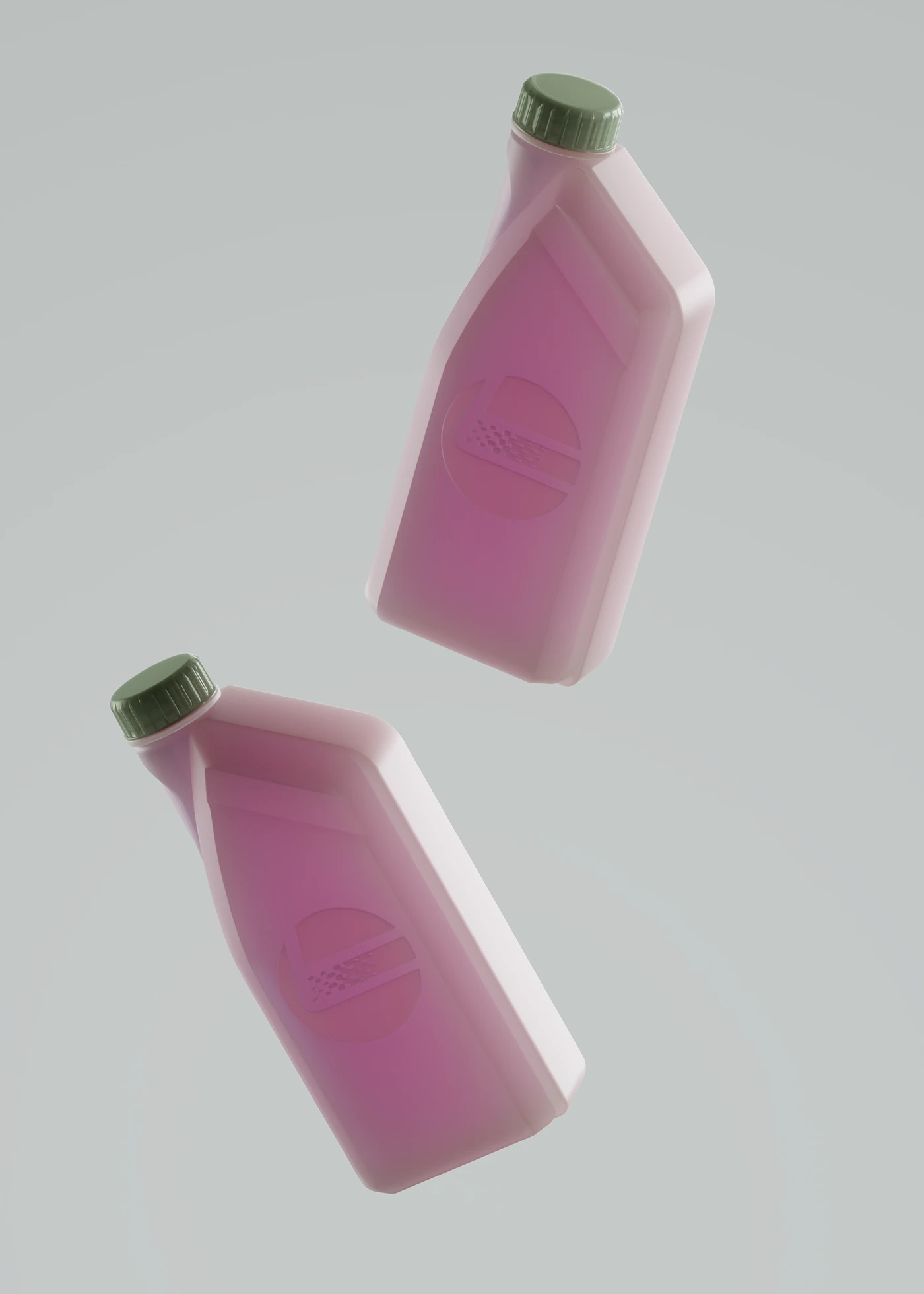 packing design，cgi，Style construction，Engine oil bottle，