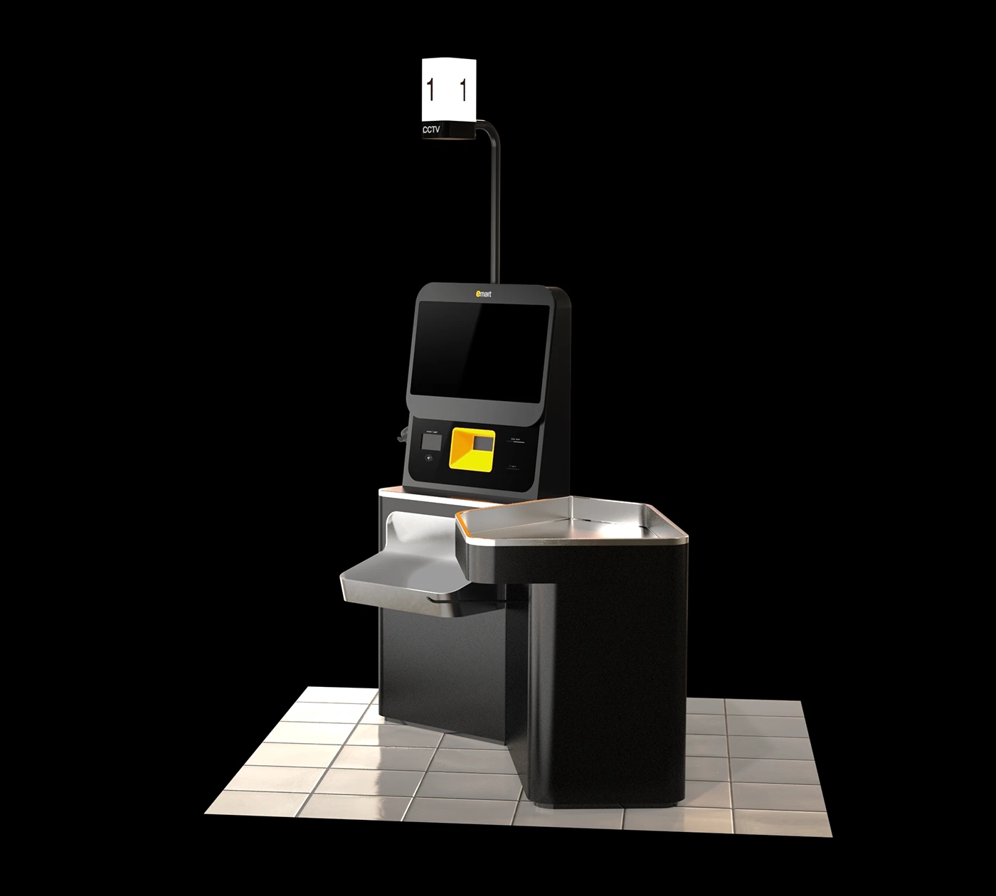 Digital，Electronic equipment，E-mart，self-checkout system，