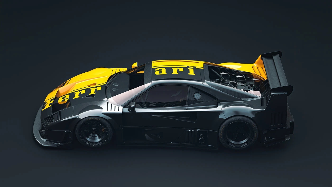 automobile，vehicle，Ferrari，Ferrari F40，