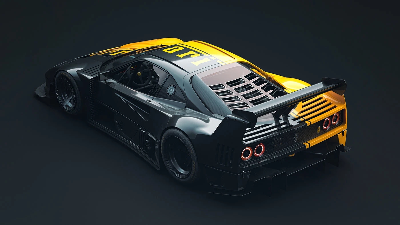 automobile，vehicle，Ferrari，Ferrari F40，