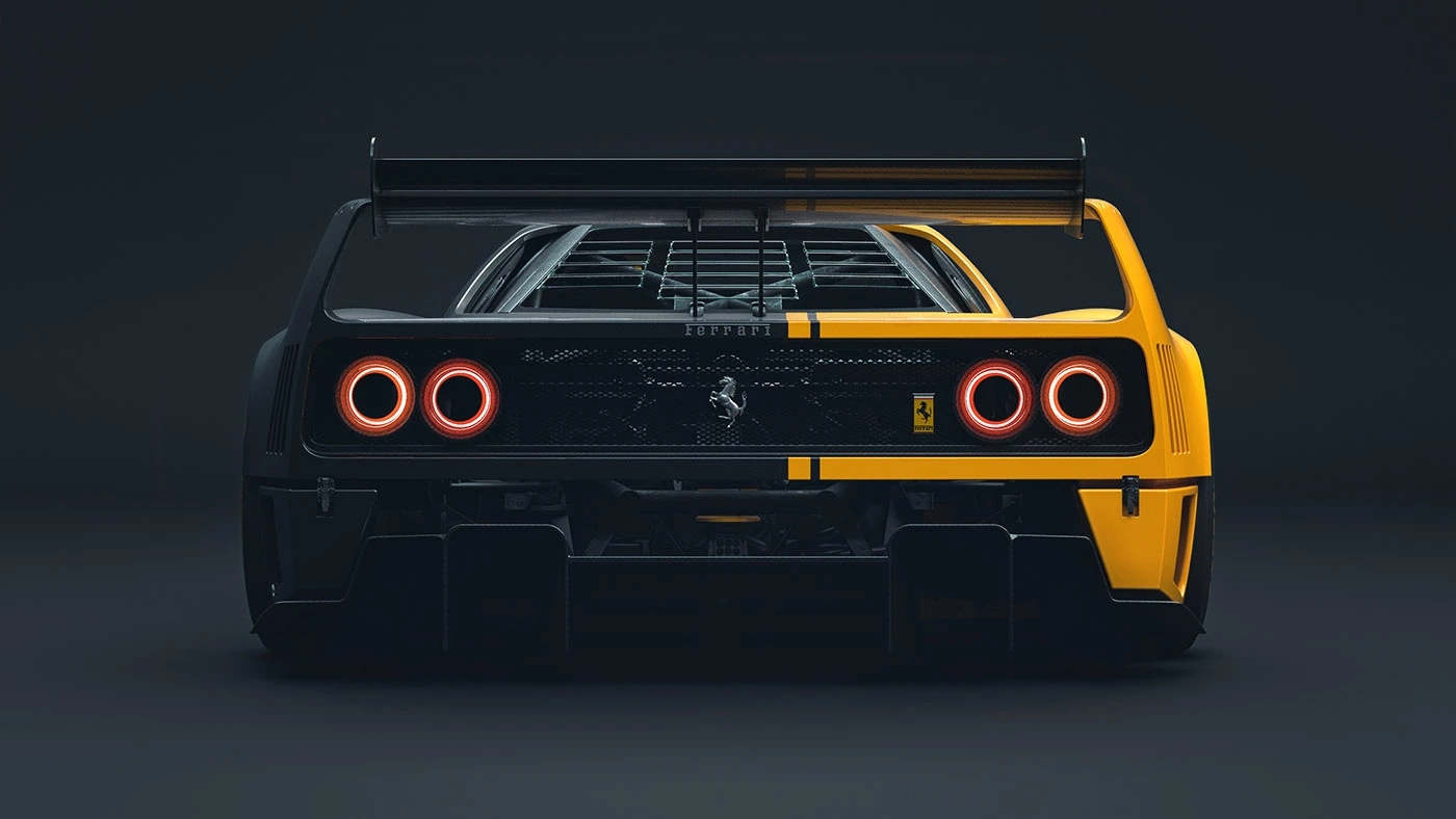 automobile，vehicle，Ferrari，Ferrari F40，