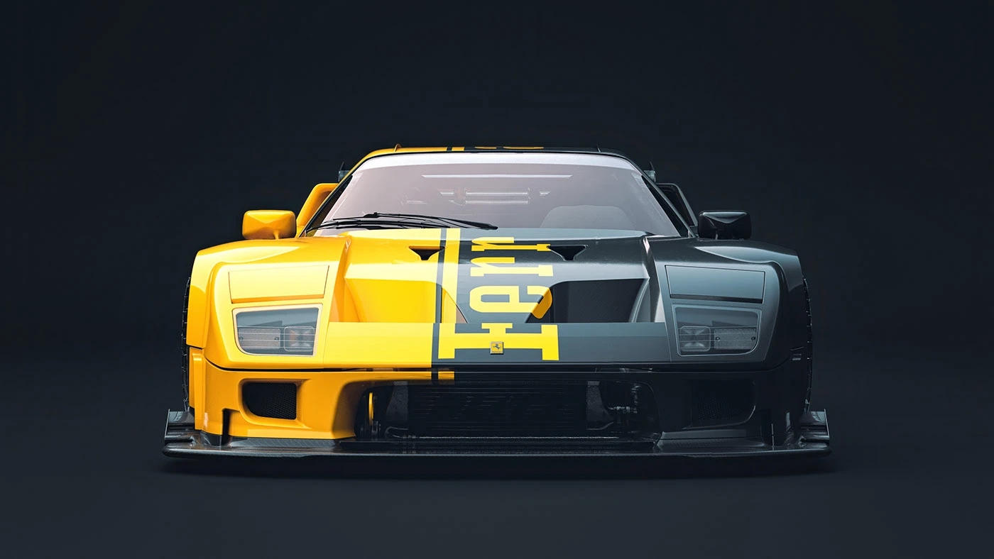 automobile，vehicle，Ferrari，Ferrari F40，