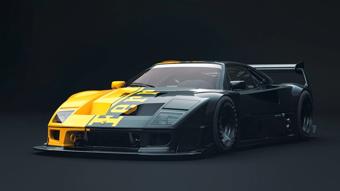 automobile，vehicle，Ferrari，Ferrari F40，