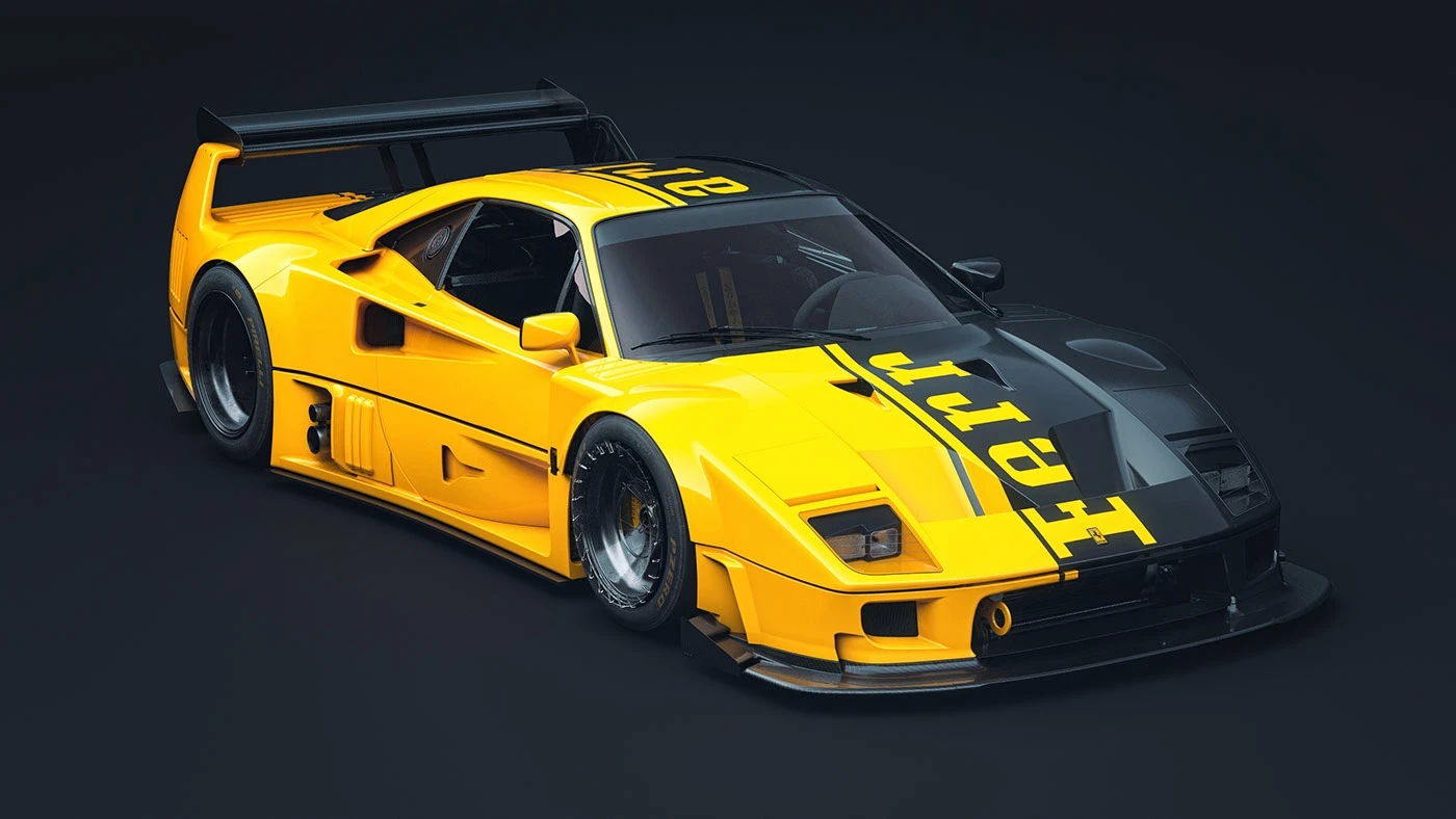 automobile，vehicle，Ferrari，Ferrari F40，