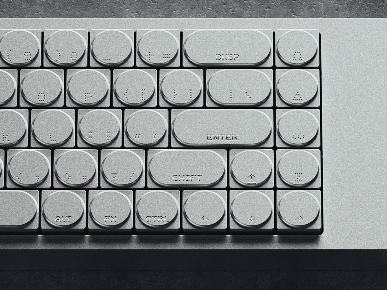 Mechanical keyboard，Cleaver，Serene Industries，aluminium alloy，