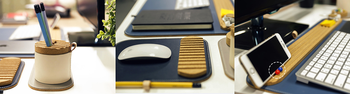 industrial design，to work in an office，Stationery，Receive，cork，