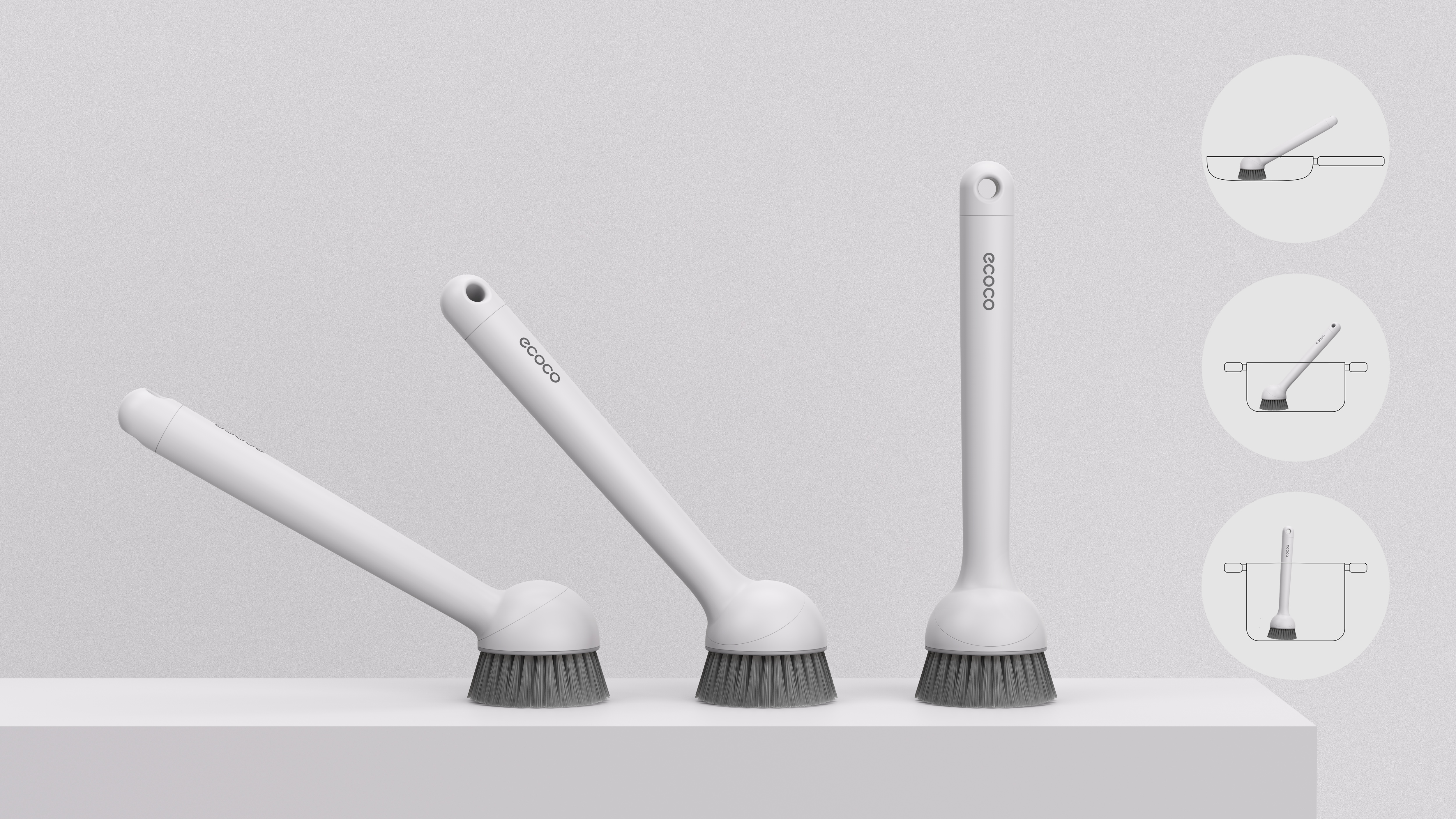 Pot brush，Cup brush，Gap brush，brush，Set system，