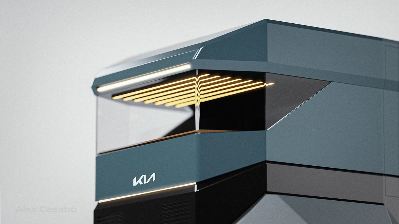 Super，Freight truck，conceptual design，vehicle，