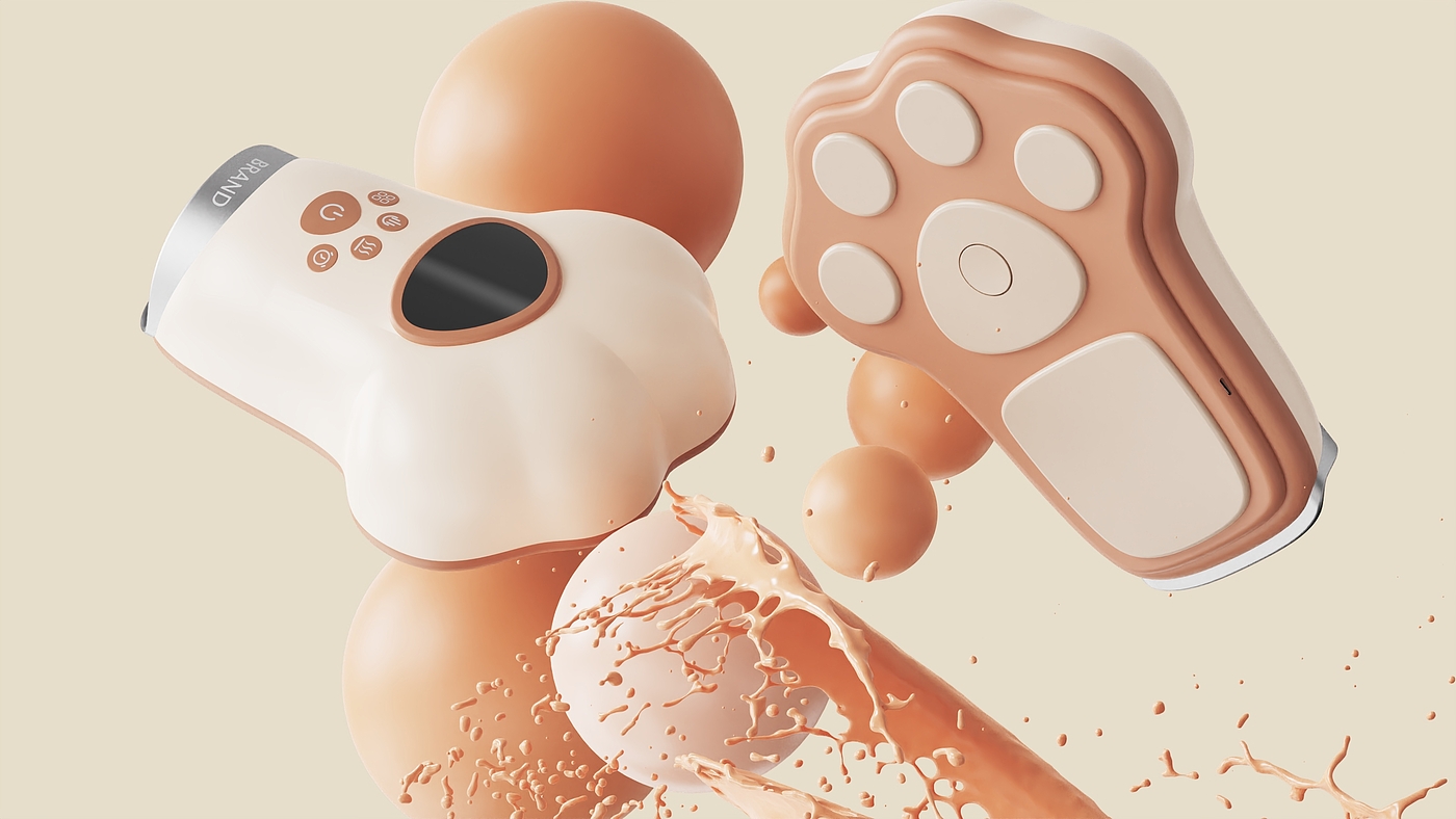 Hand Massager/Industrial Design/Product Design/Design，