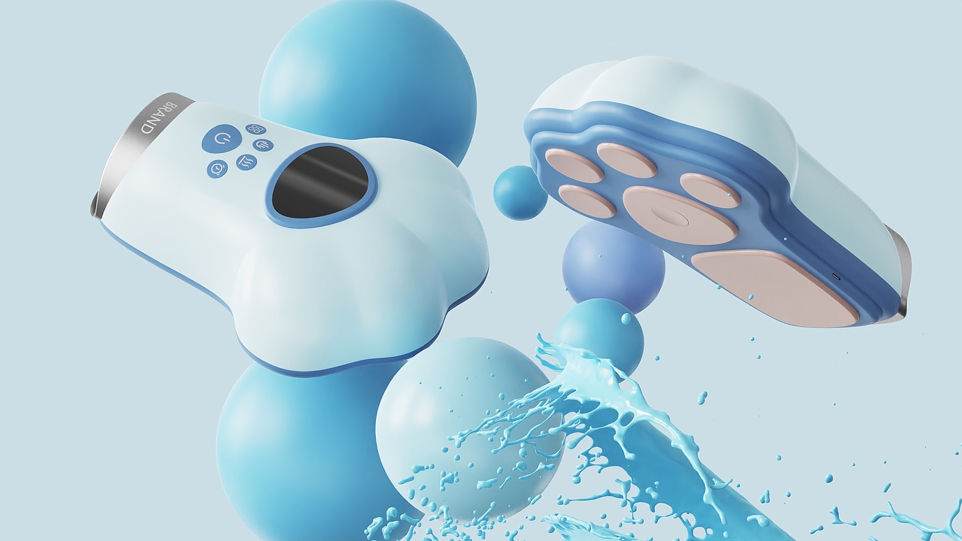 Hand Massager/Industrial Design/Product Design/Design，