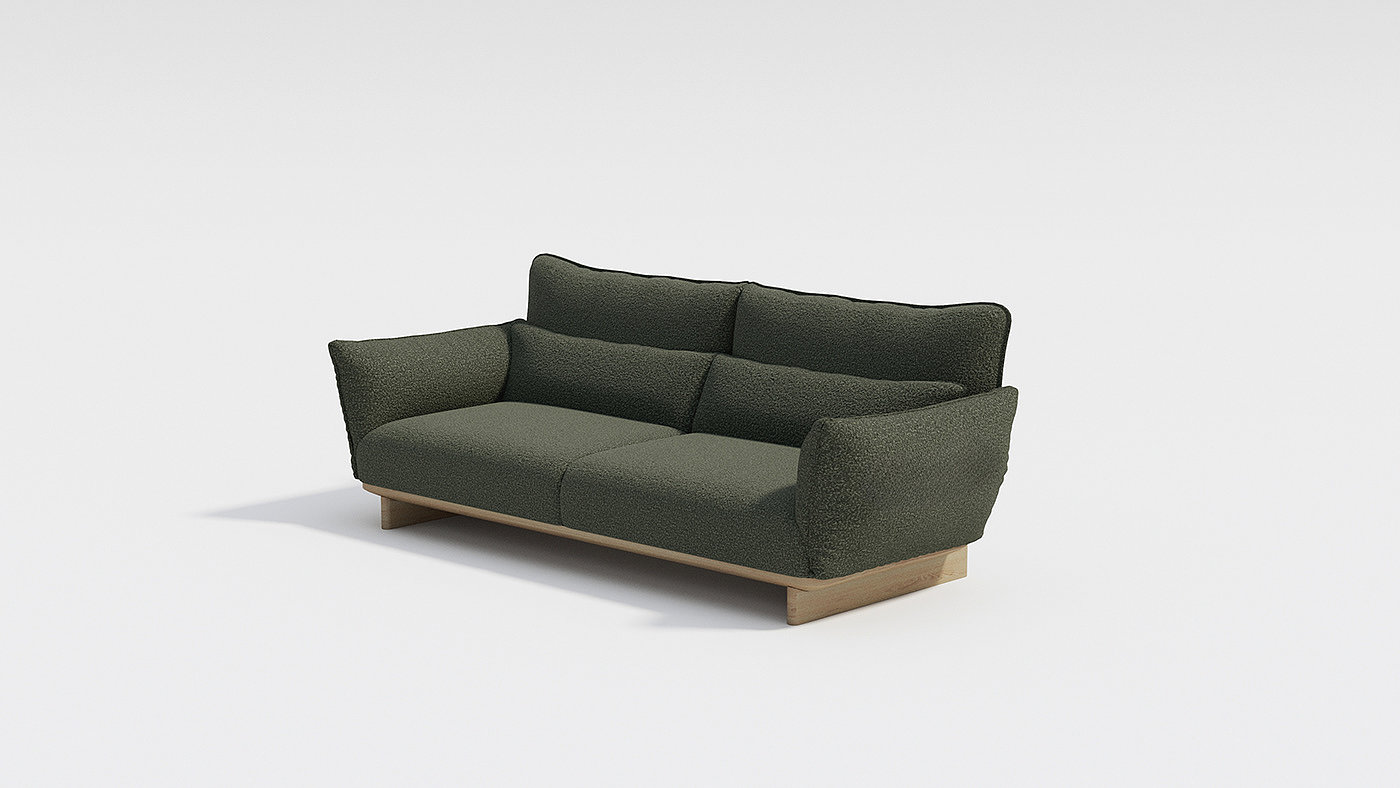 sofa，furniture，Soluna Sofa，originality，