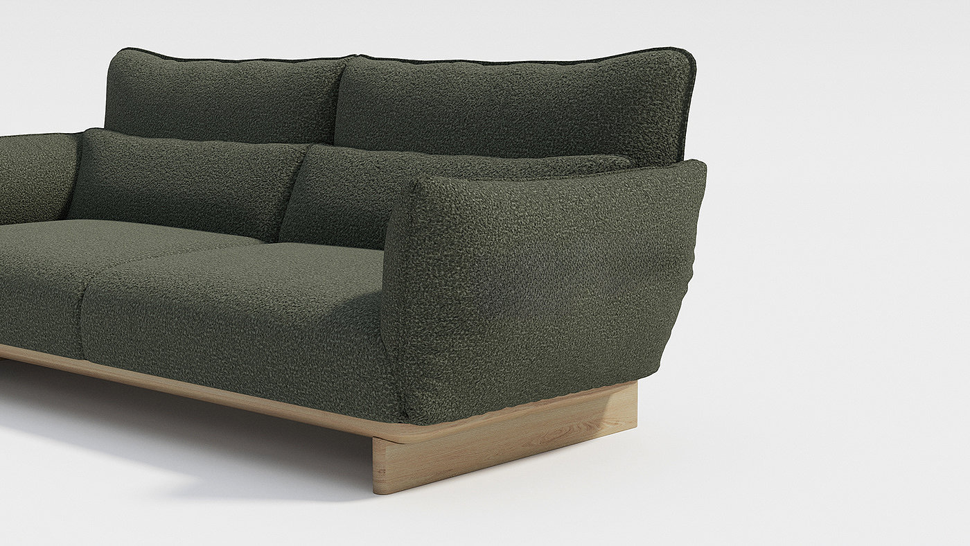 sofa，furniture，Soluna Sofa，originality，