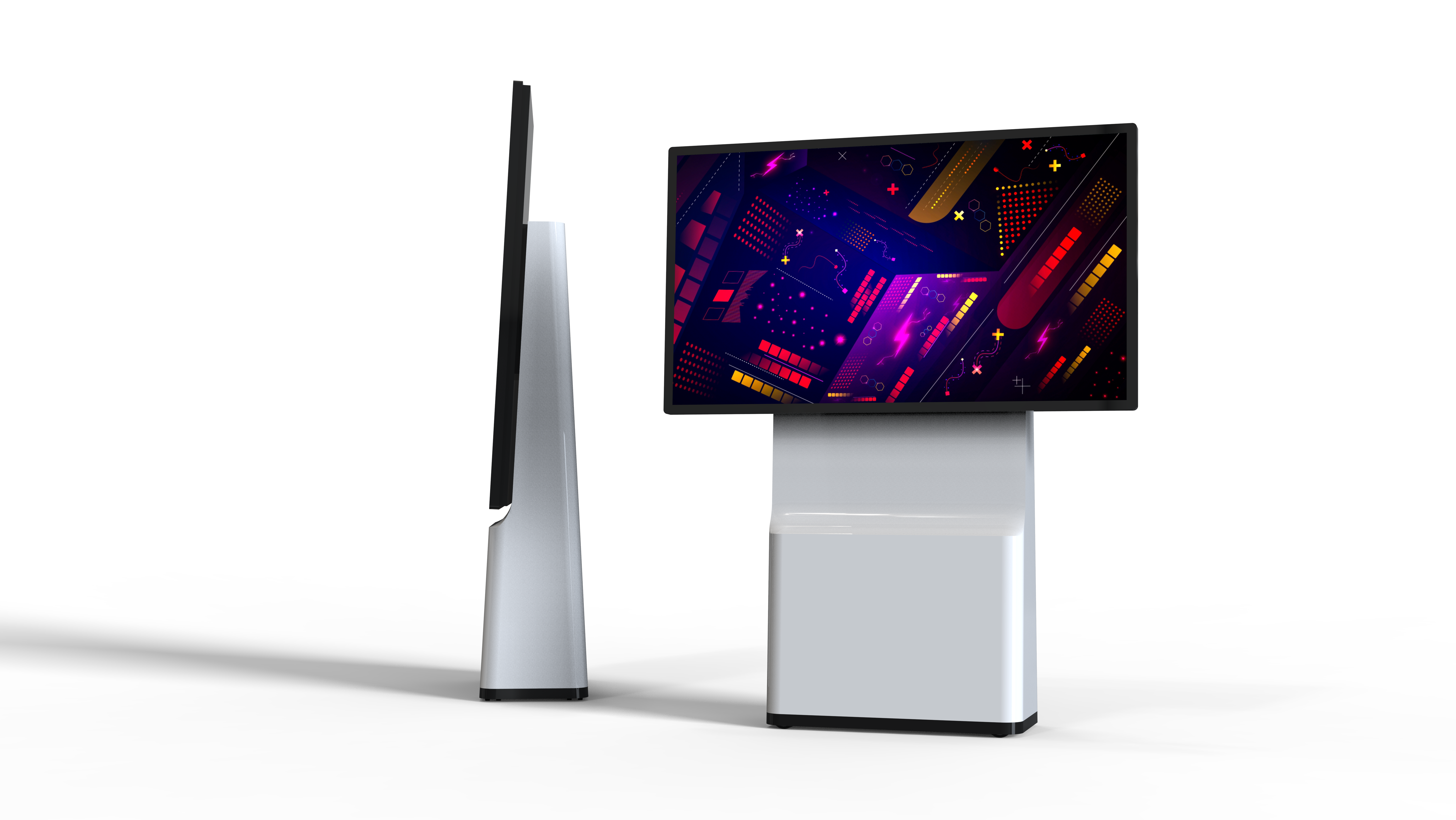 Mechanical slide rail，Lifting and folding all-in-one machine，Wingspan screen，Telescopic screen，