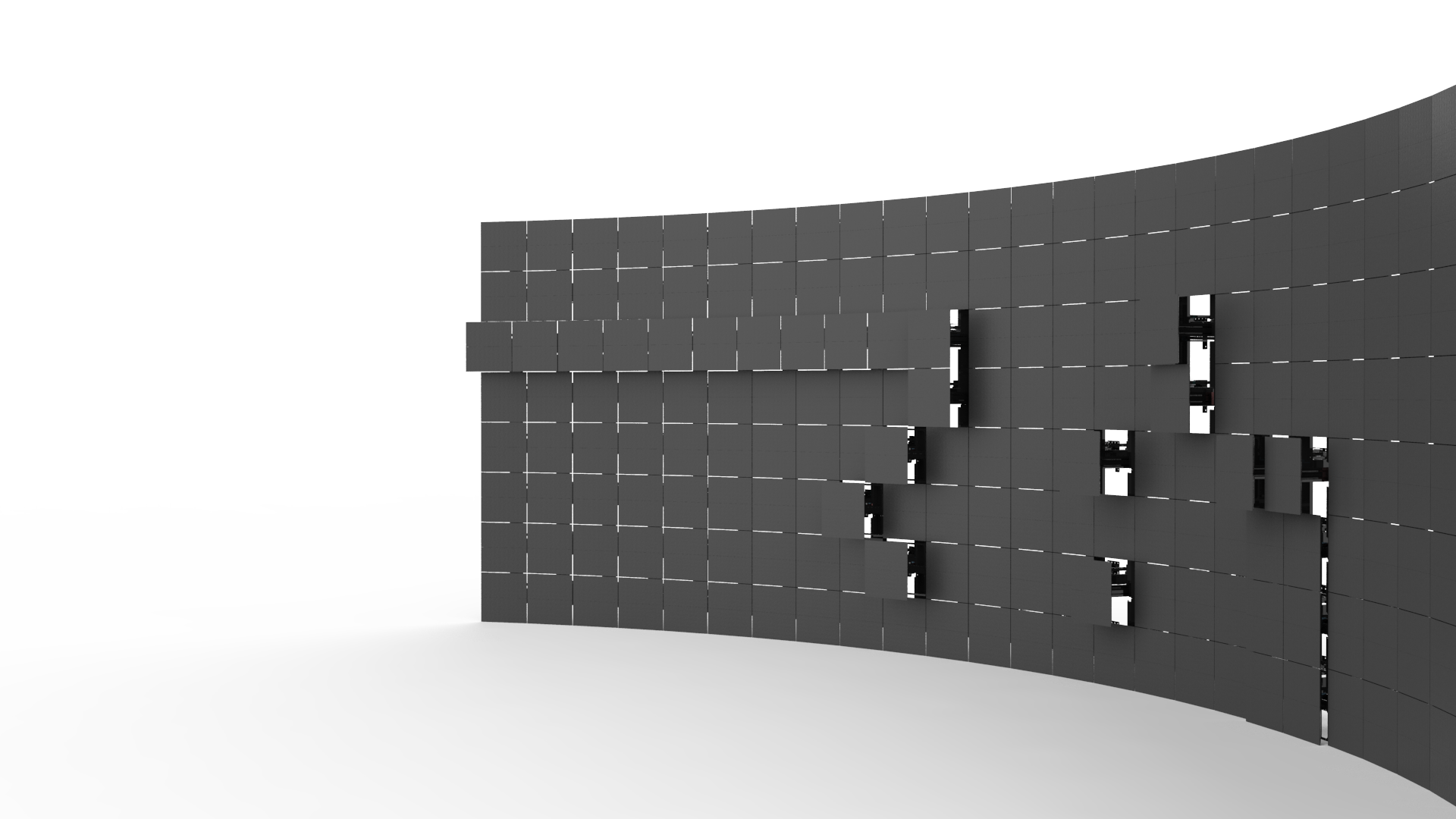 Mechanical slide rail，Lifting and folding all-in-one machine，Wingspan screen，Telescopic screen，