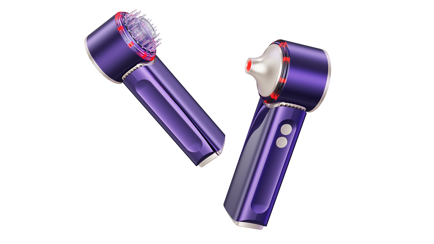 cosmetic instrument，Phototherapy，scalp massage，Stretches the hair root，