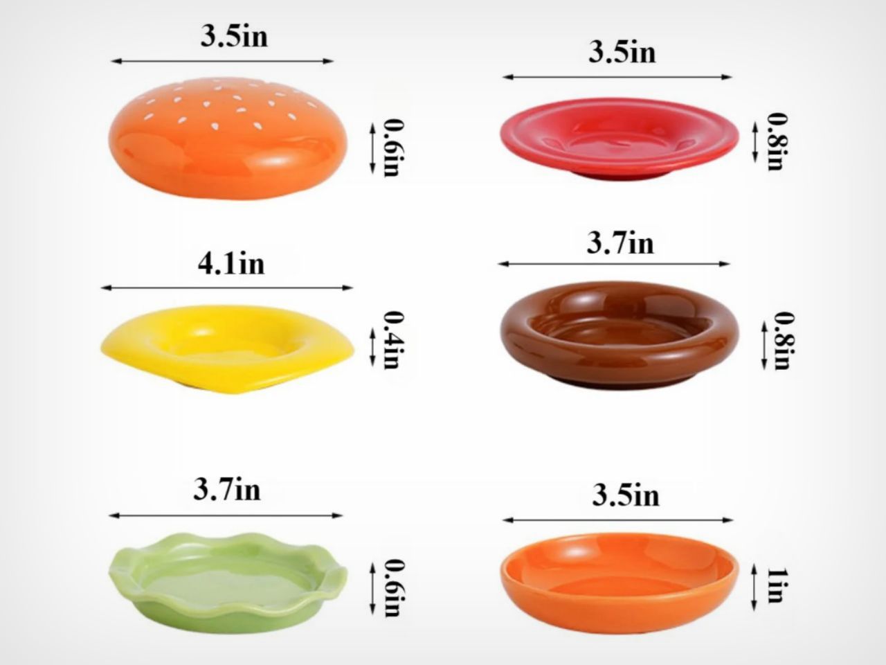 Creative tableware，ceramics，Kitchen supplies，Hamburg shape，Cheeseburger，