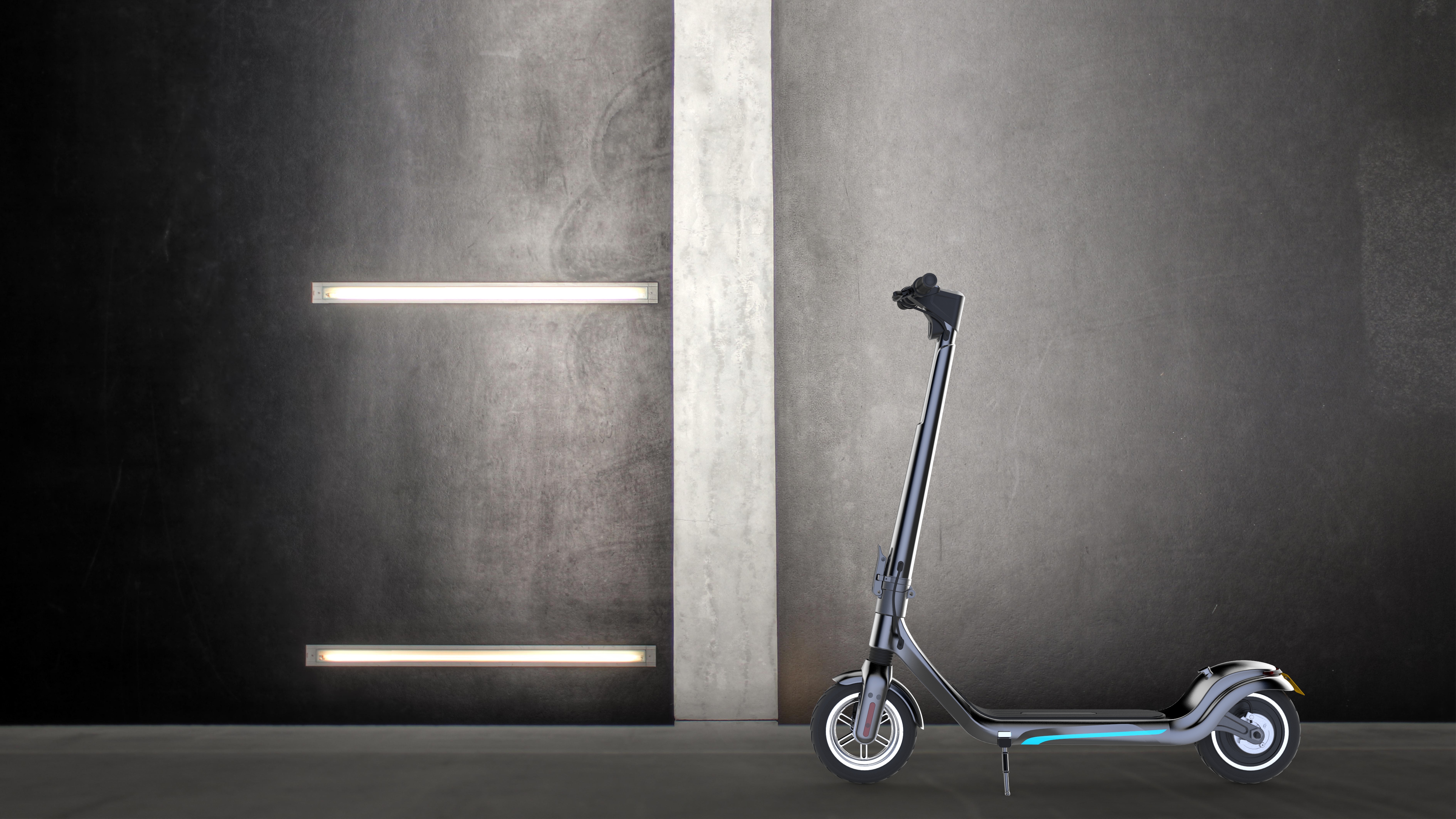 Scooter，Electric scooter，Minimalist design ，