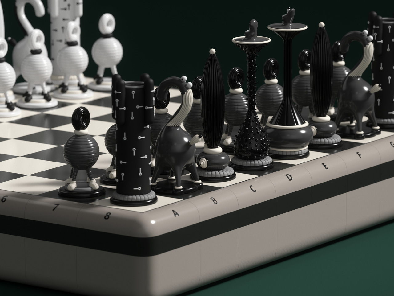 Chess，3D printing，Art design，NFC chip，