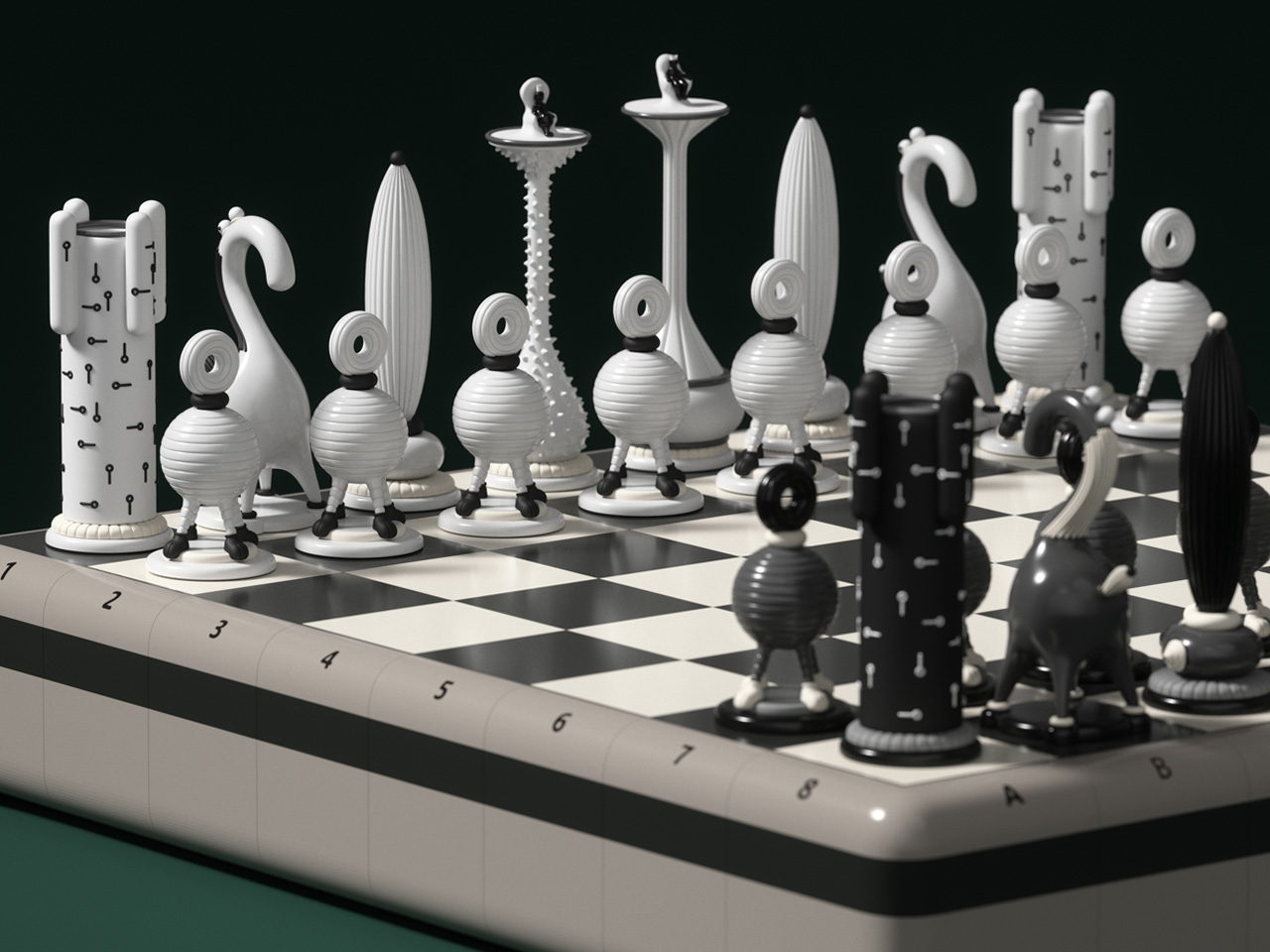 Chess，3D printing，Art design，NFC chip，