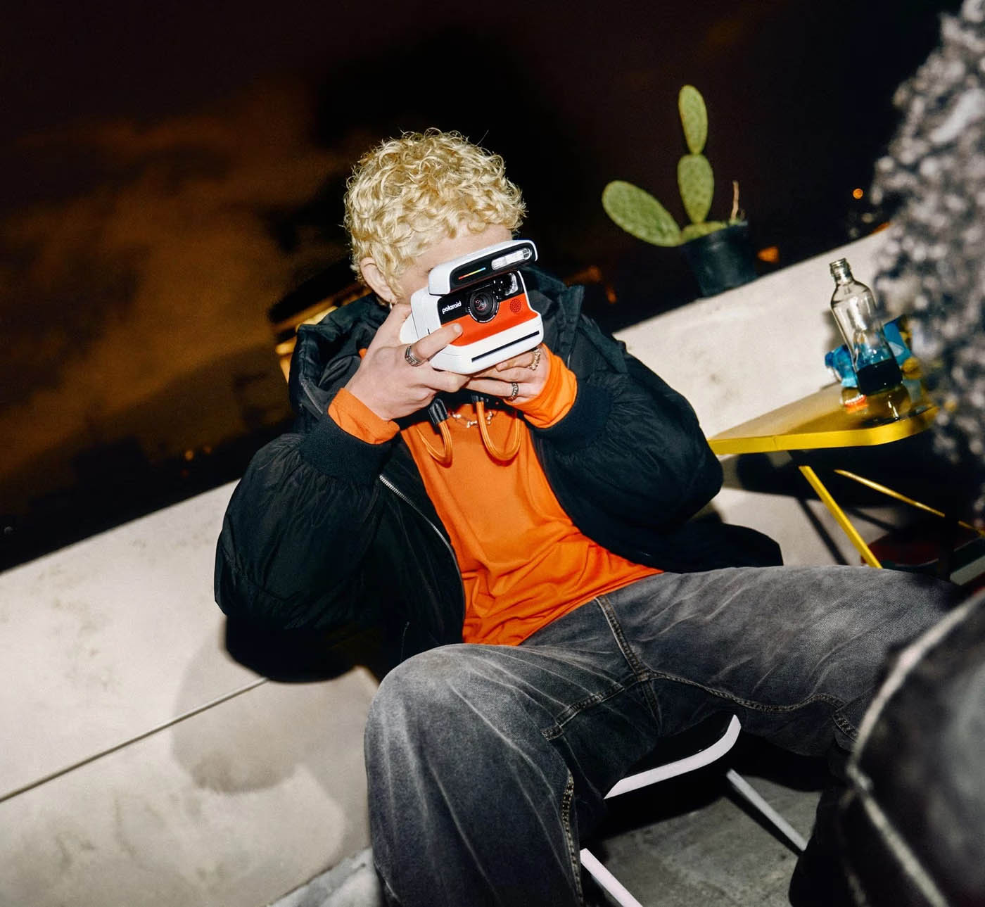 videography ，Polaroid Flip，Instant camera，Auto focus，double exposure，