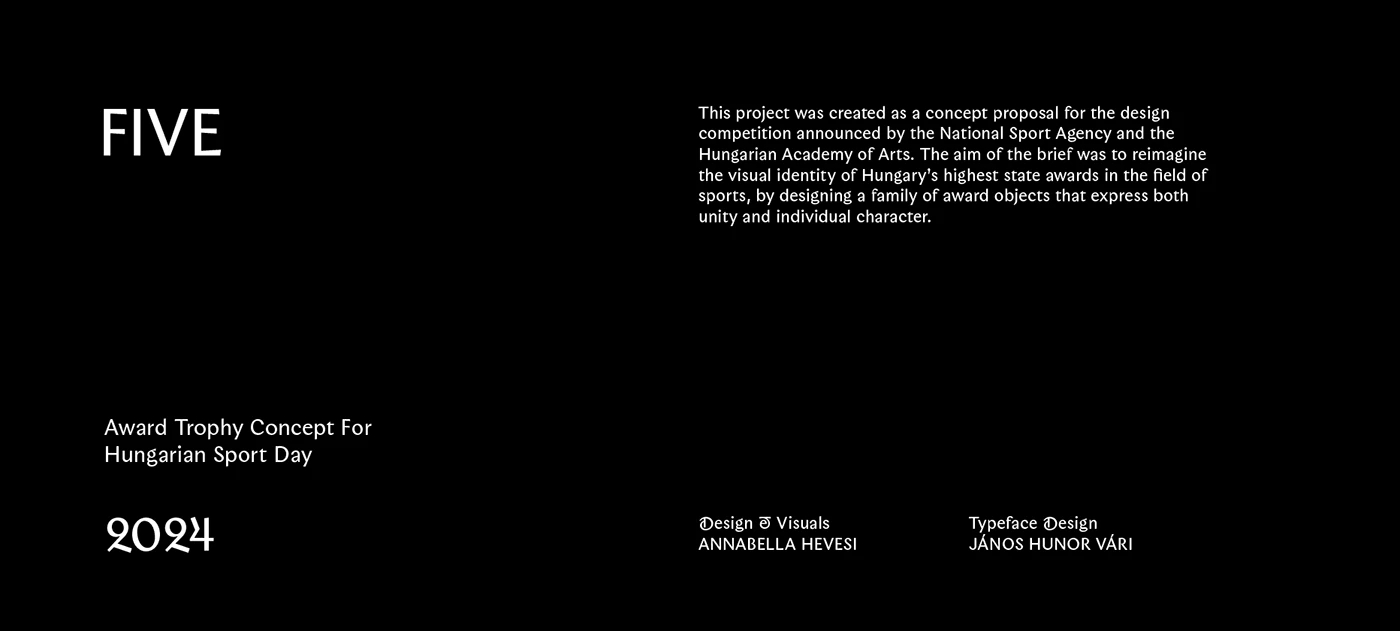 Sport Award Trophies，FIVE，trophy，sports spirit，Modern aesthetics，