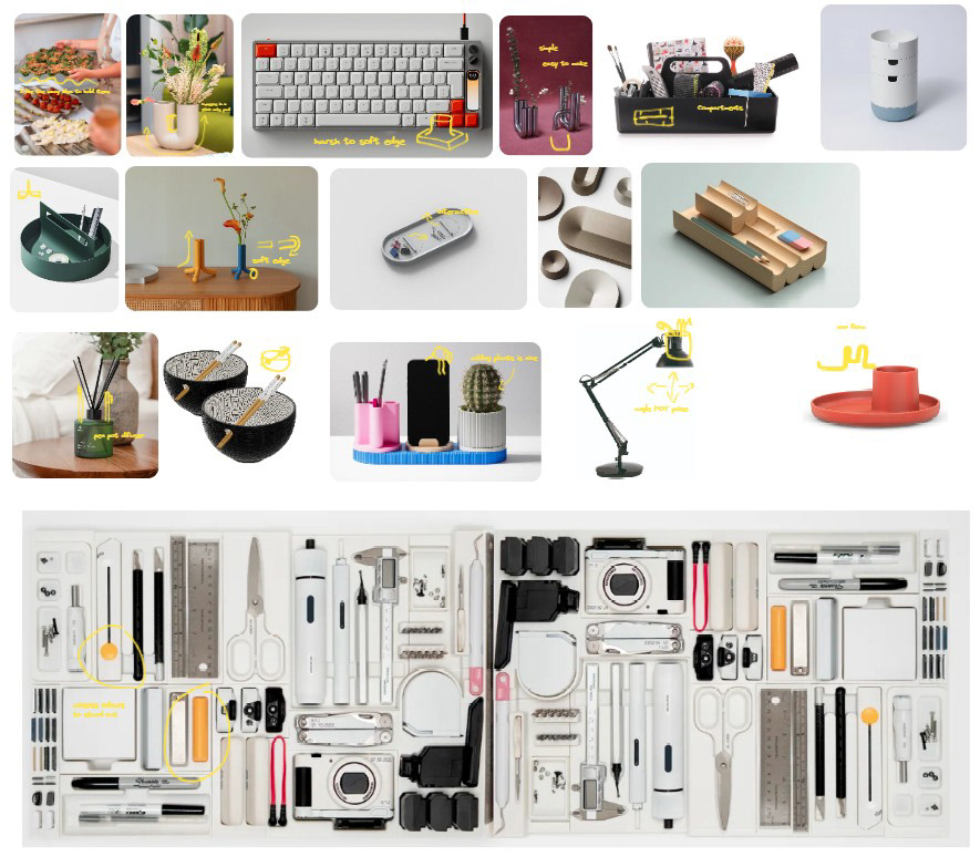 Desktop organizer，tracker，Low carbon steel pipe，Efficient office，Creative tools，