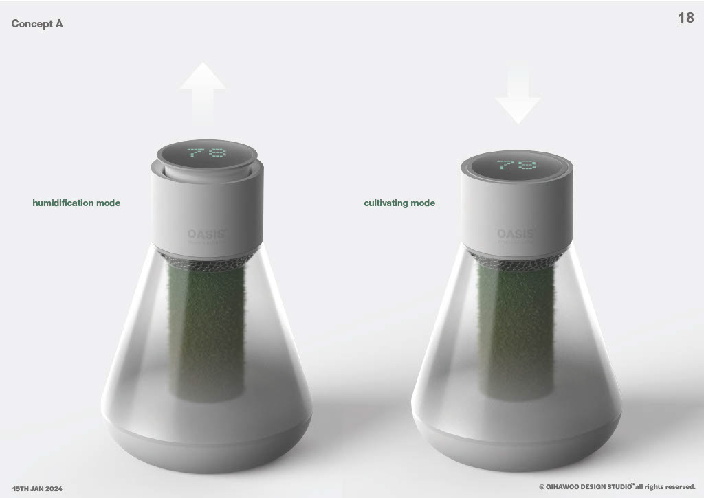Moss Humidifier 2，Environmental Humidifier，artificial spray，Air purification，