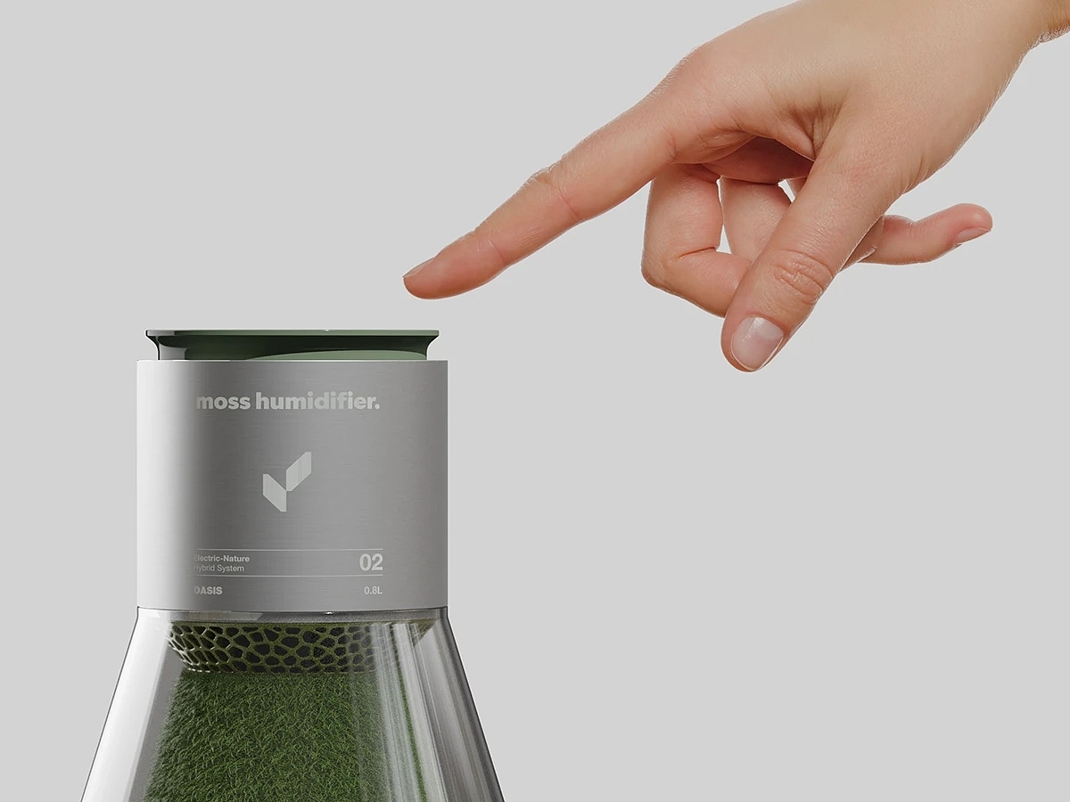 Moss Humidifier 2，Environmental Humidifier，artificial spray，Air purification，