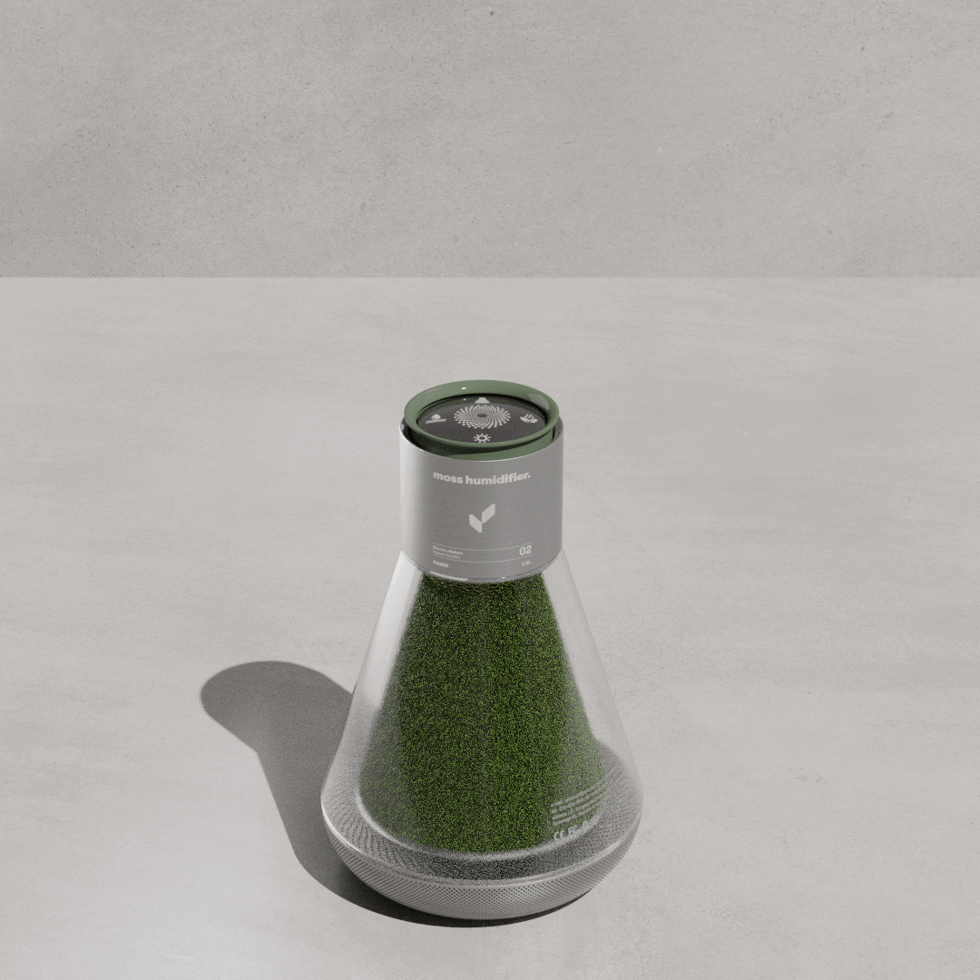 Moss Humidifier 2，Environmental Humidifier，artificial spray，Air purification，