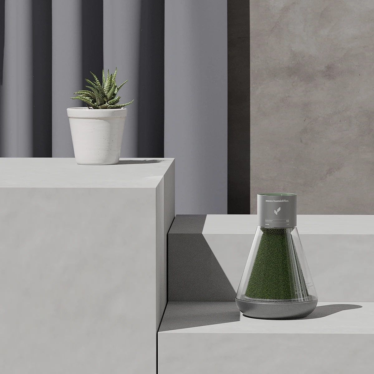 Moss Humidifier 2，Environmental Humidifier，artificial spray，Air purification，