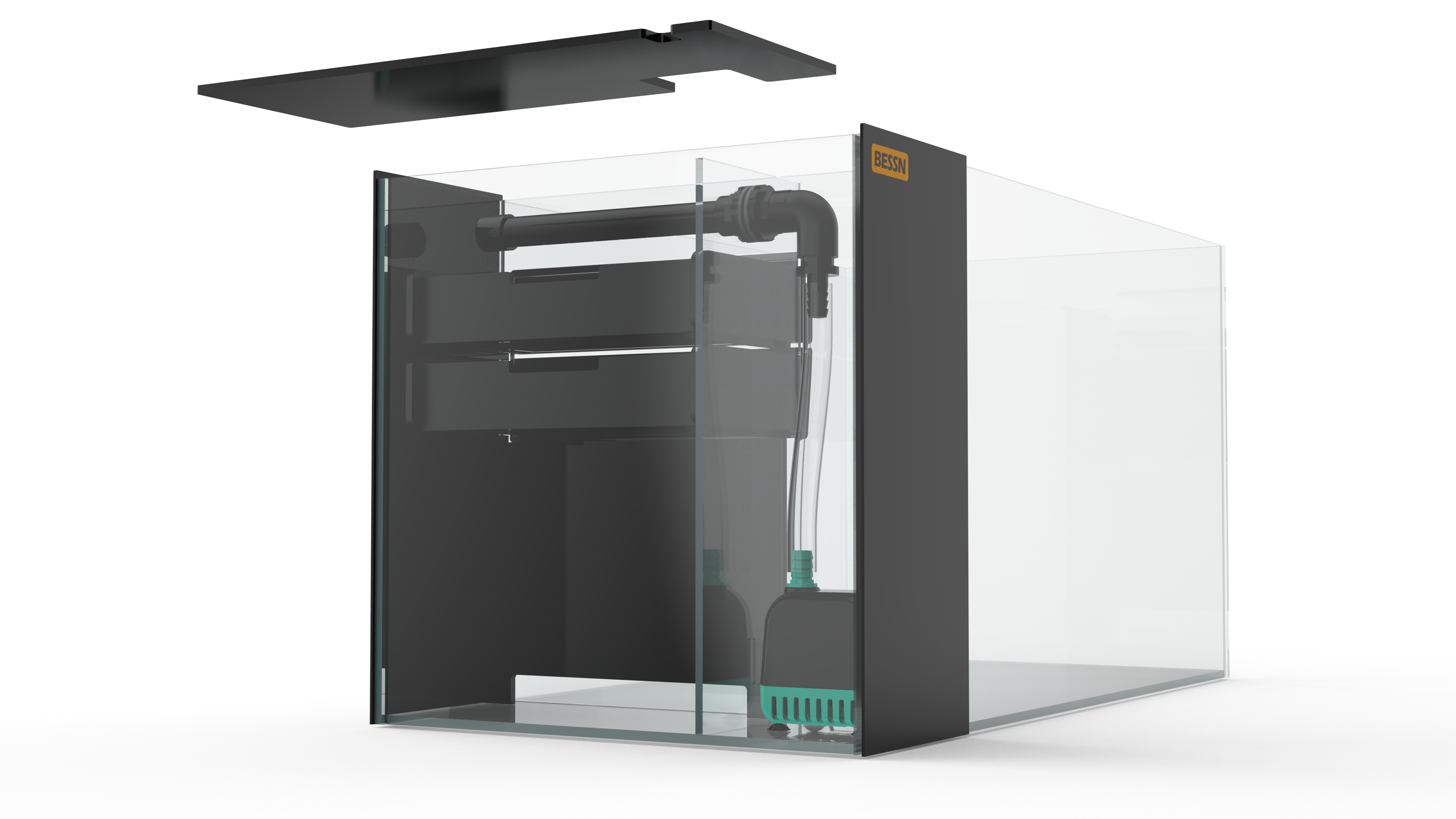 fish tank，Turtle Cylinder，Dry wet separation，Fish tank filtration，