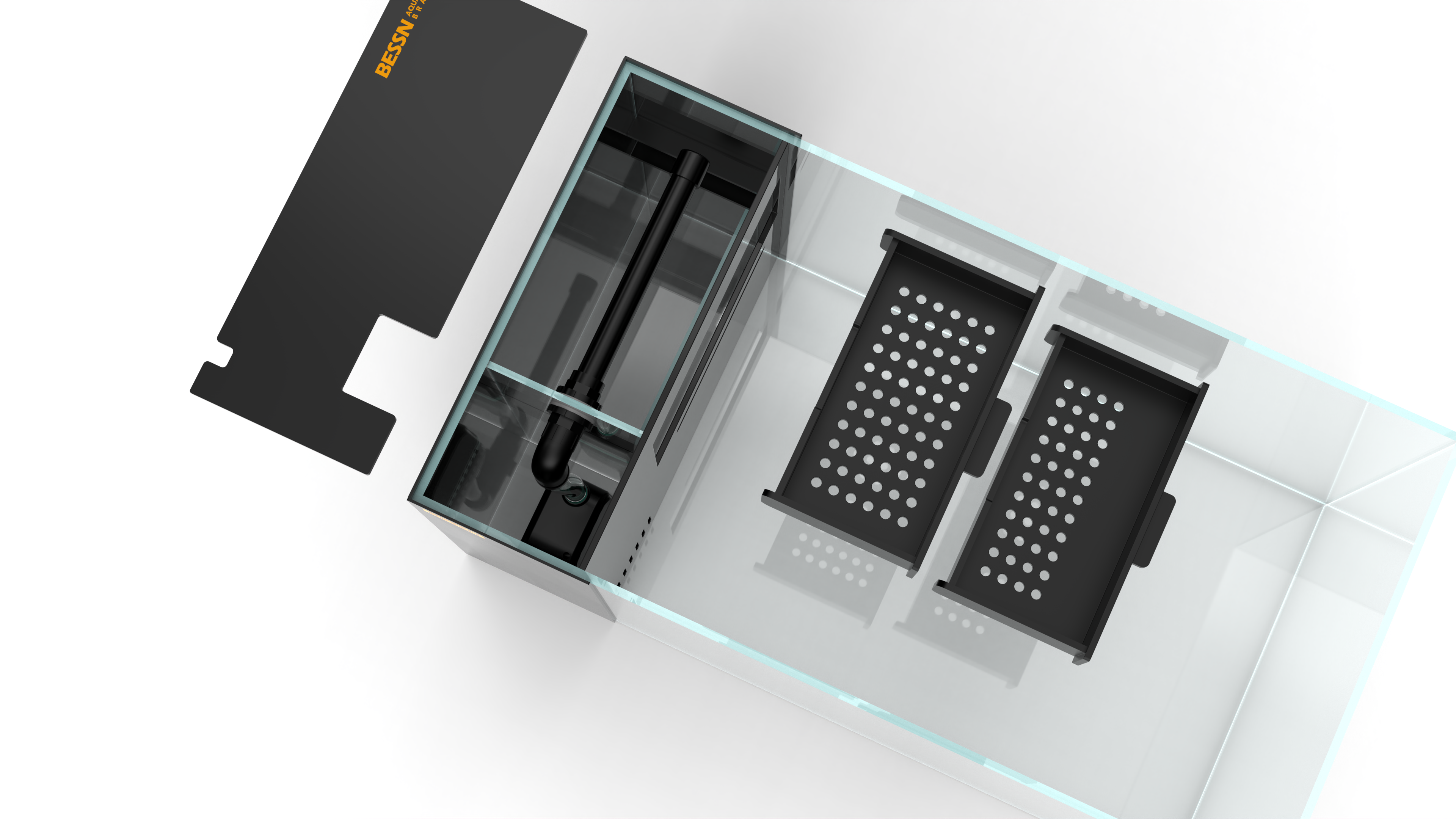 fish tank，Turtle Cylinder，Dry wet separation，Fish tank filtration，