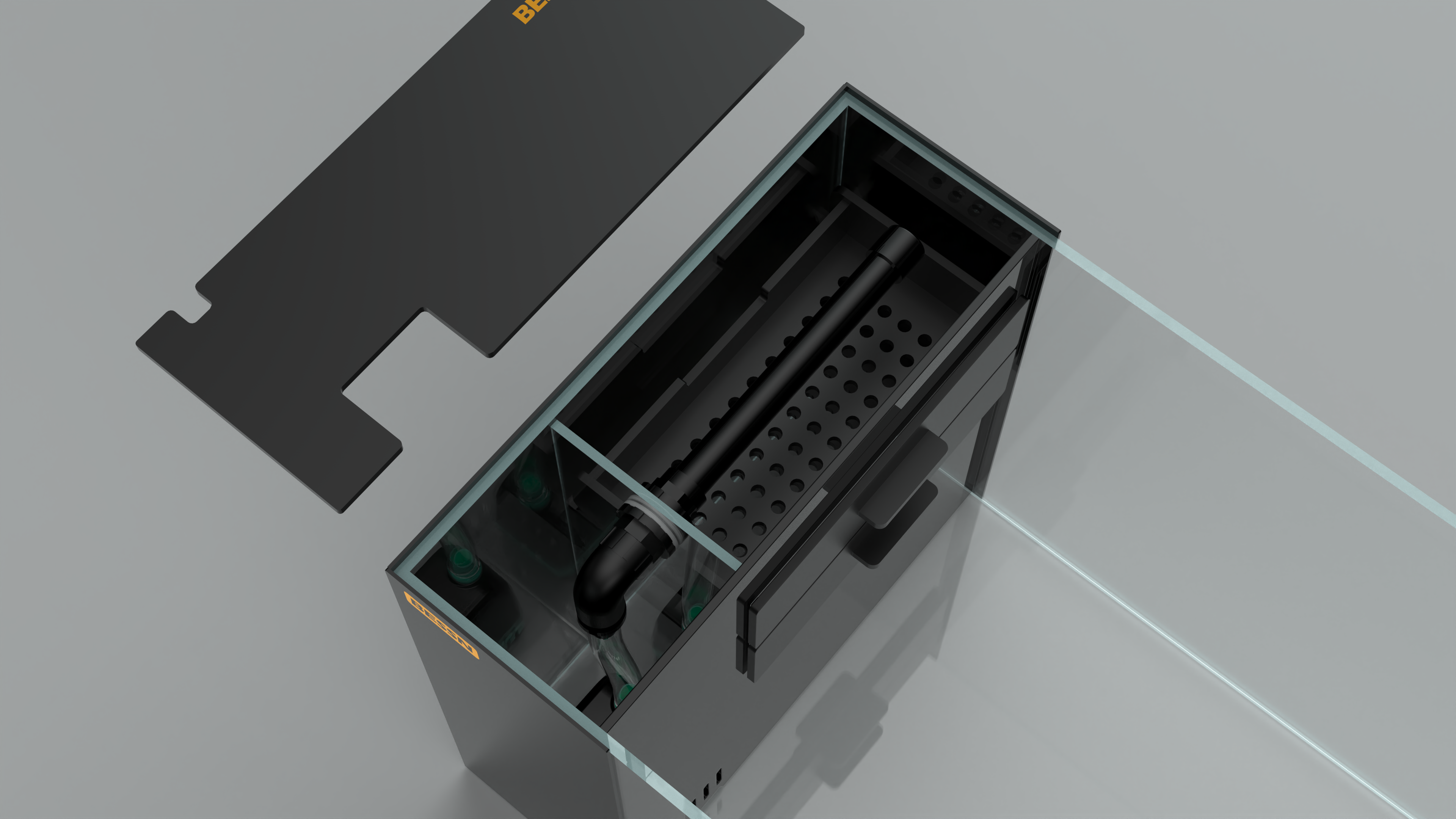 fish tank，Turtle Cylinder，Dry wet separation，Fish tank filtration，