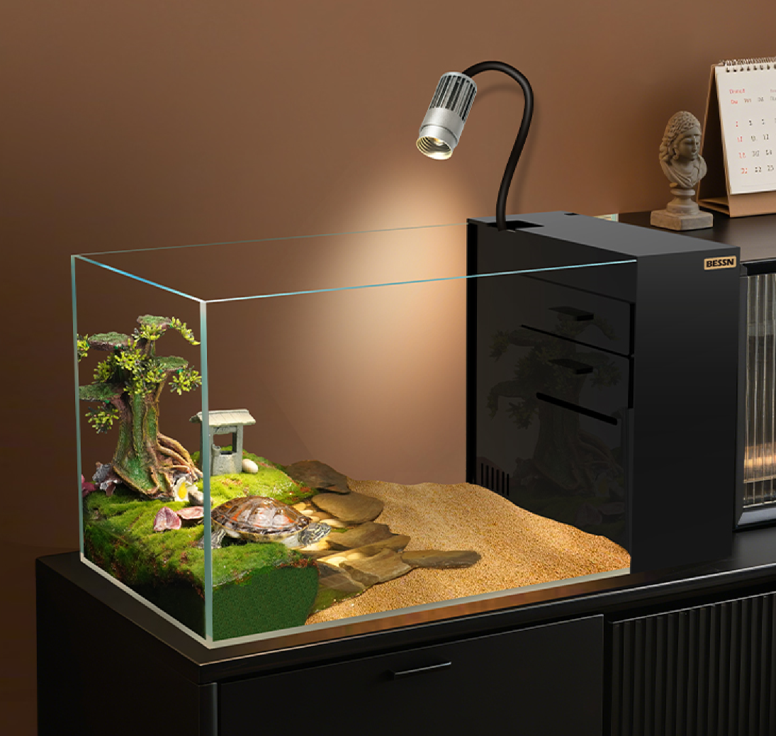 fish tank，Turtle Cylinder，Dry wet separation，Fish tank filtration，