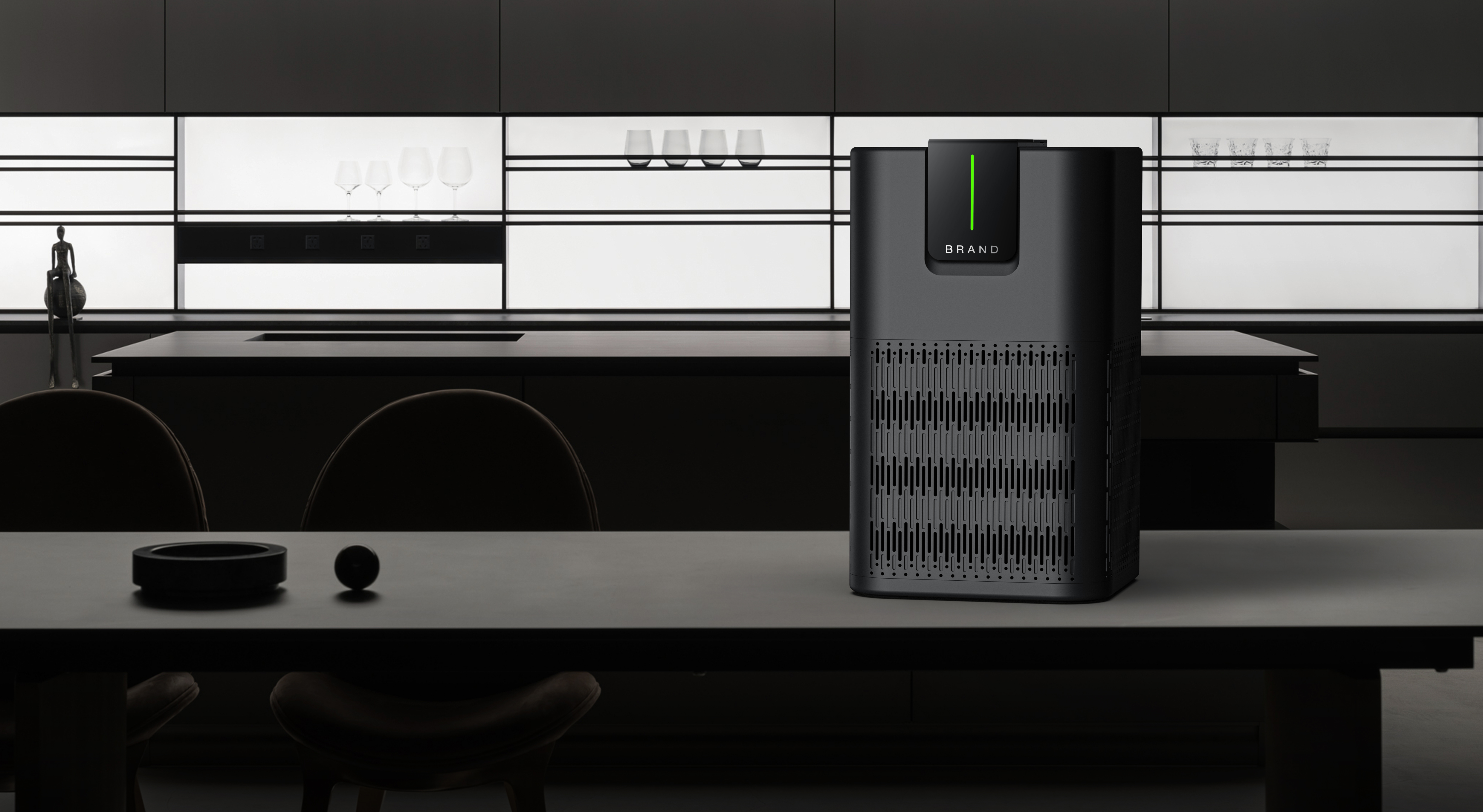 air cleaner，Smart appliances，Aromatherapy function，Lightweight，Efficient filtration，Pet family，Air health，Exhibition of works，