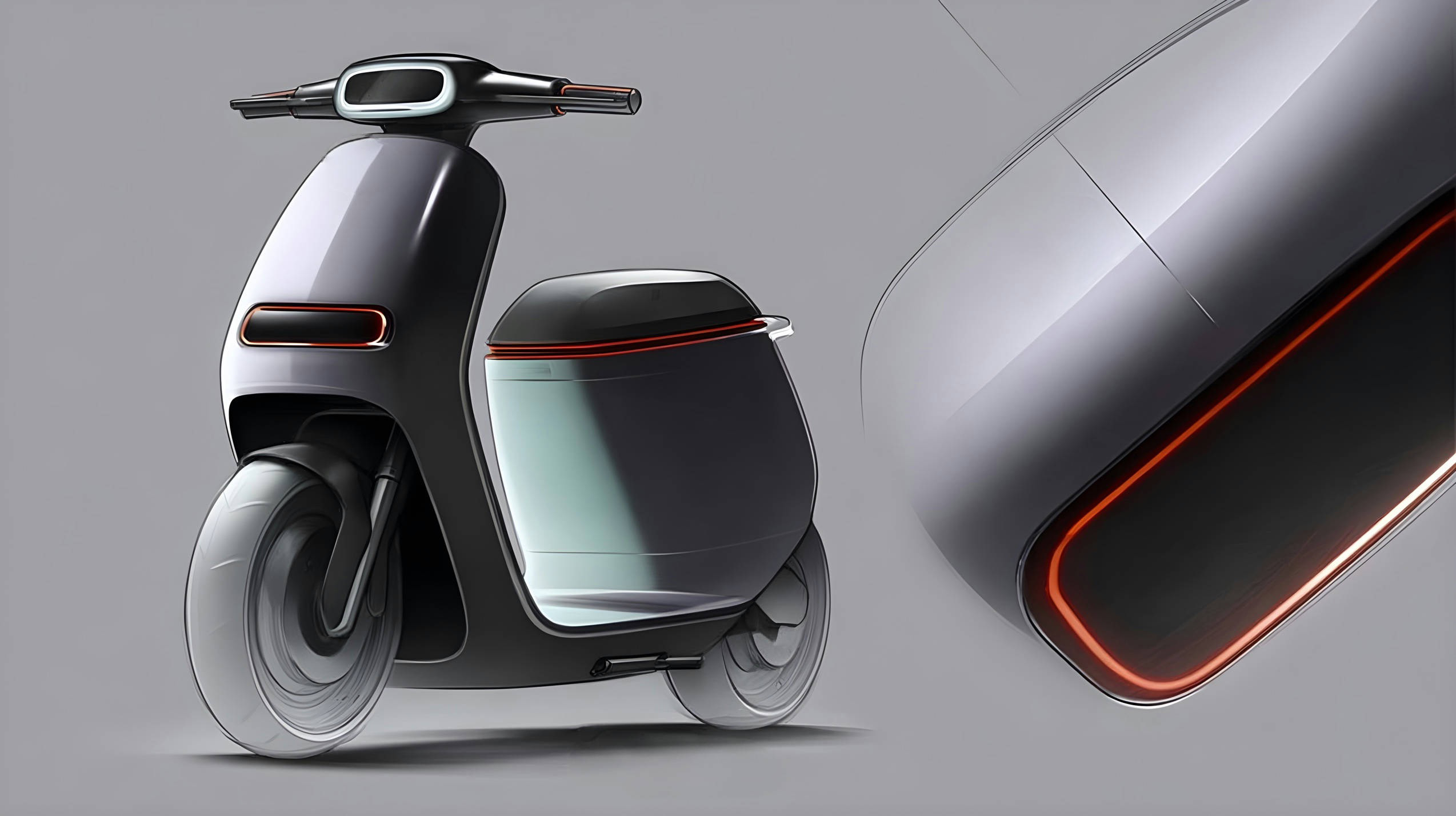 AI painting，product design，Two wheeled vehicle design，Scheme optimization，