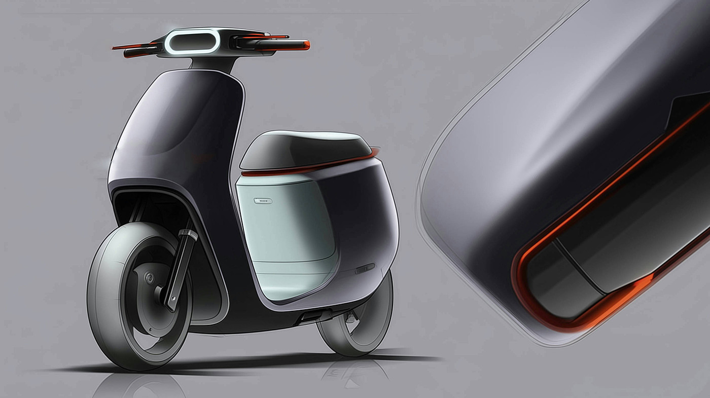 AI painting，product design，Two wheeled vehicle design，Scheme optimization，