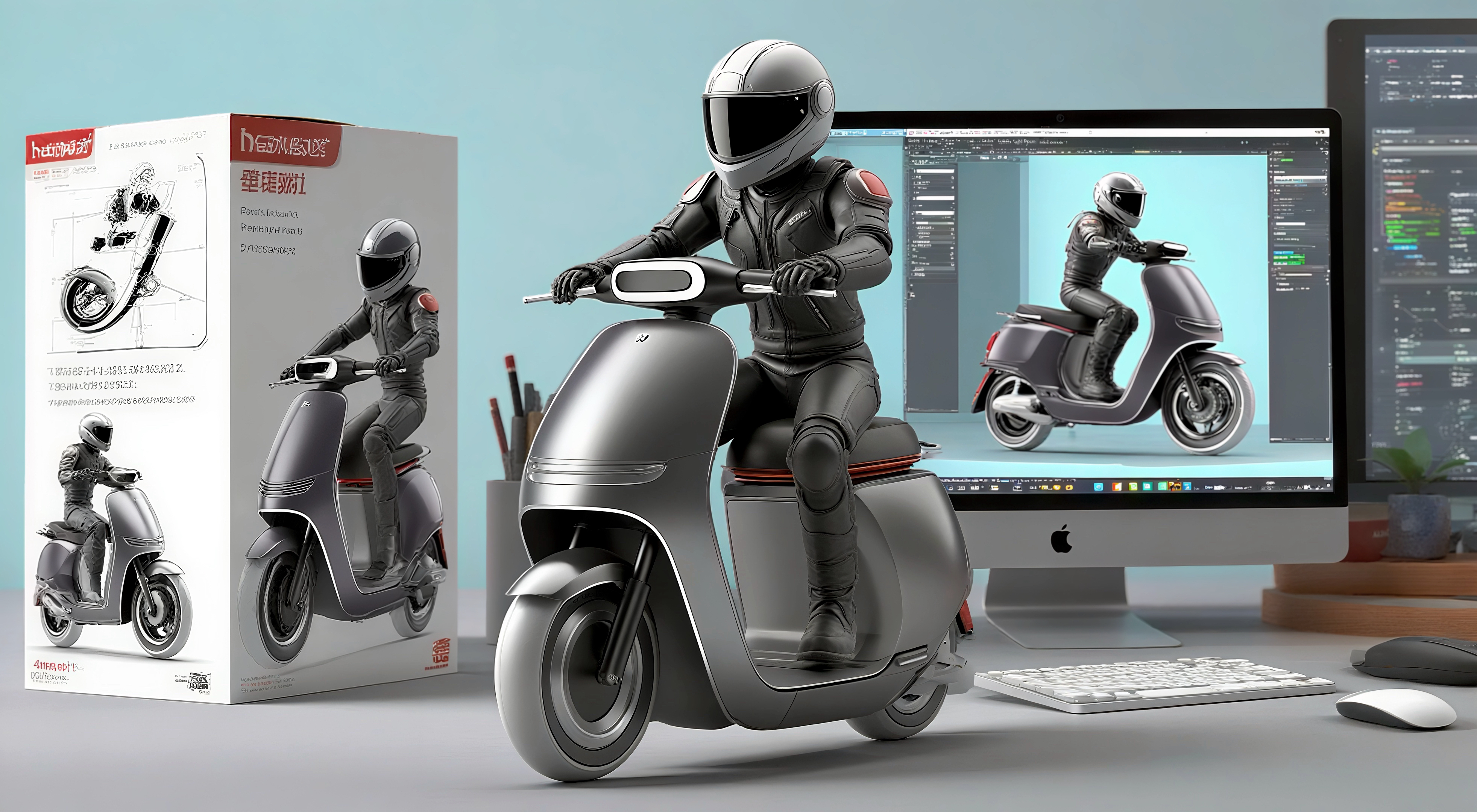 AI painting，product design，Two wheeled vehicle design，Scheme optimization，